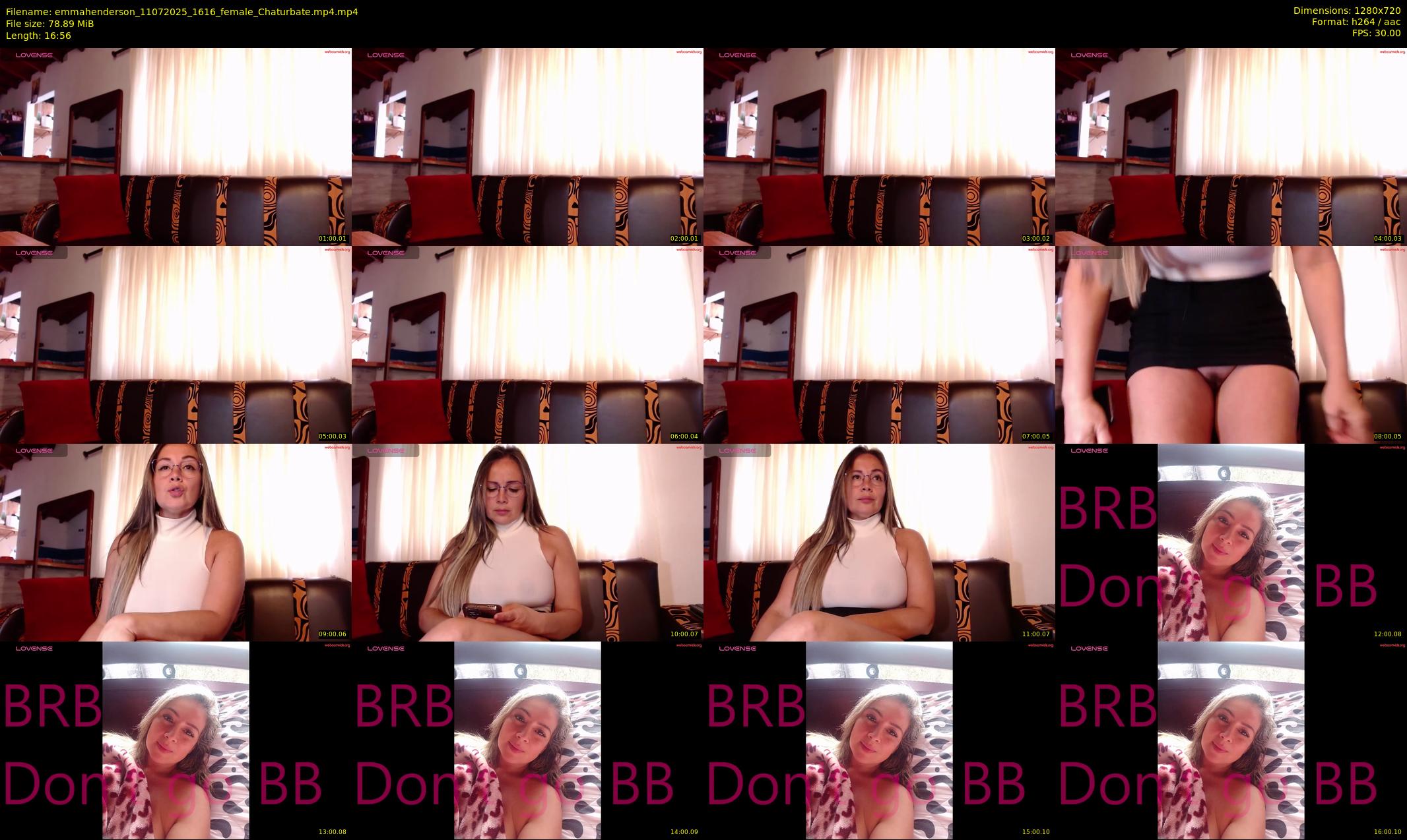 emmahenderson — 17 minute Chaturbate female cam show recording, 720p, Jul 11, 2025