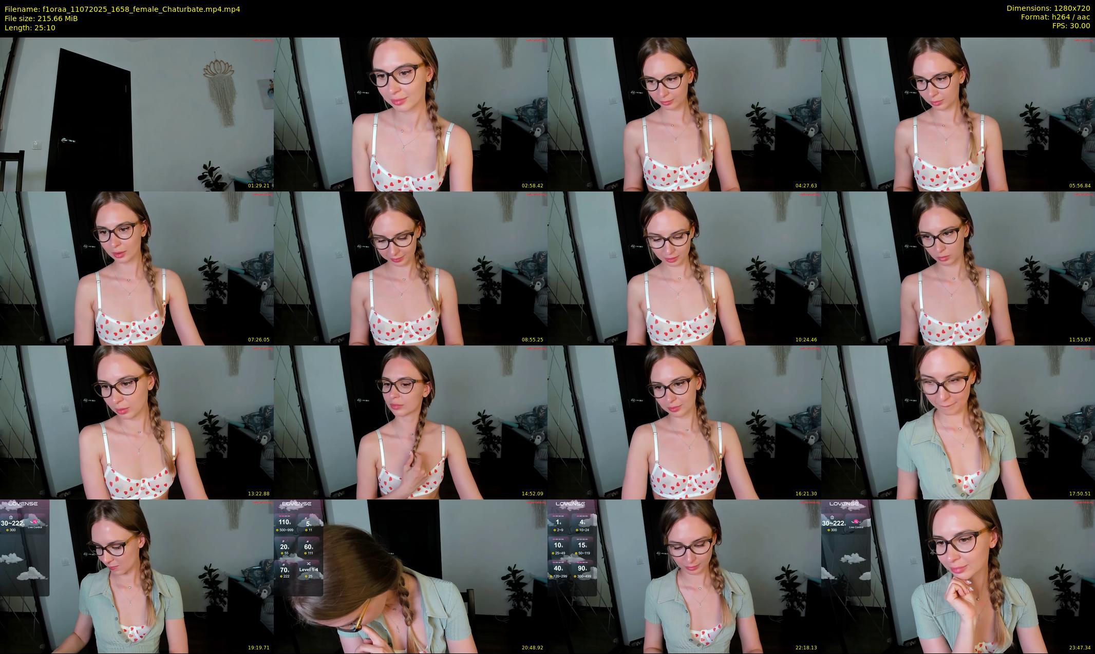 f1oraa — 26 minute Chaturbate female cam show recording, 720p, Jul 11, 2025