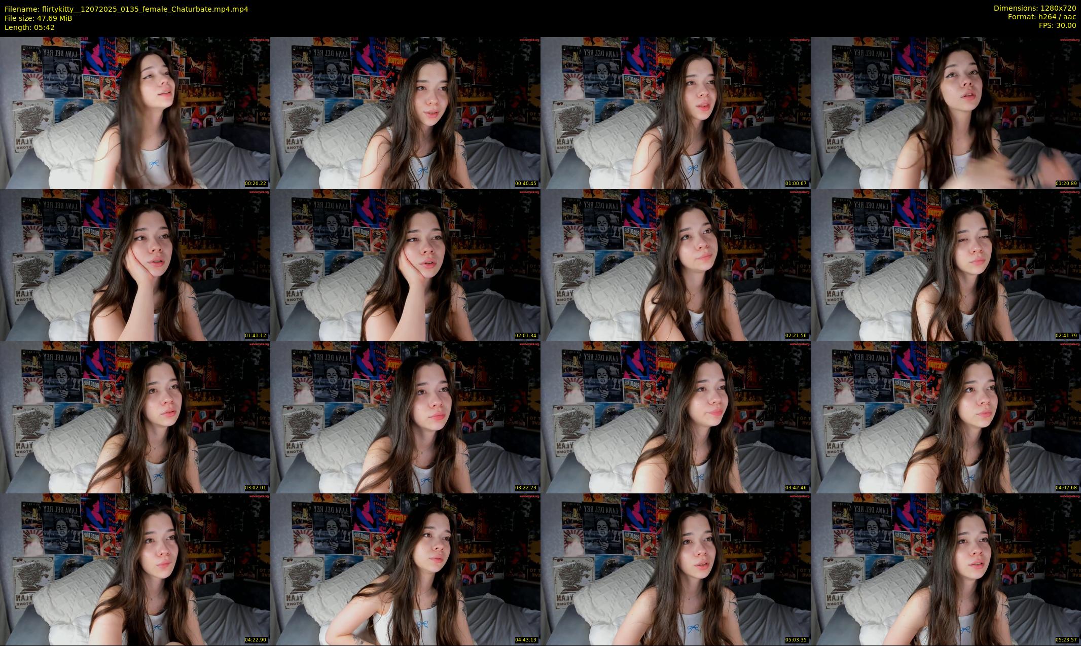flirtykitty_ — 6 minute Chaturbate female cam show recording, 720p, Jul 12, 2025