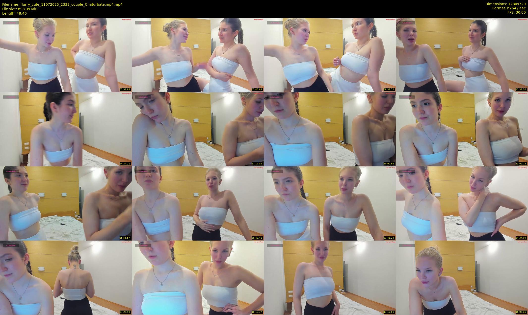 flurry_cute — 49 minute Chaturbate couple cam show recording, 720p, Jul 11, 2025