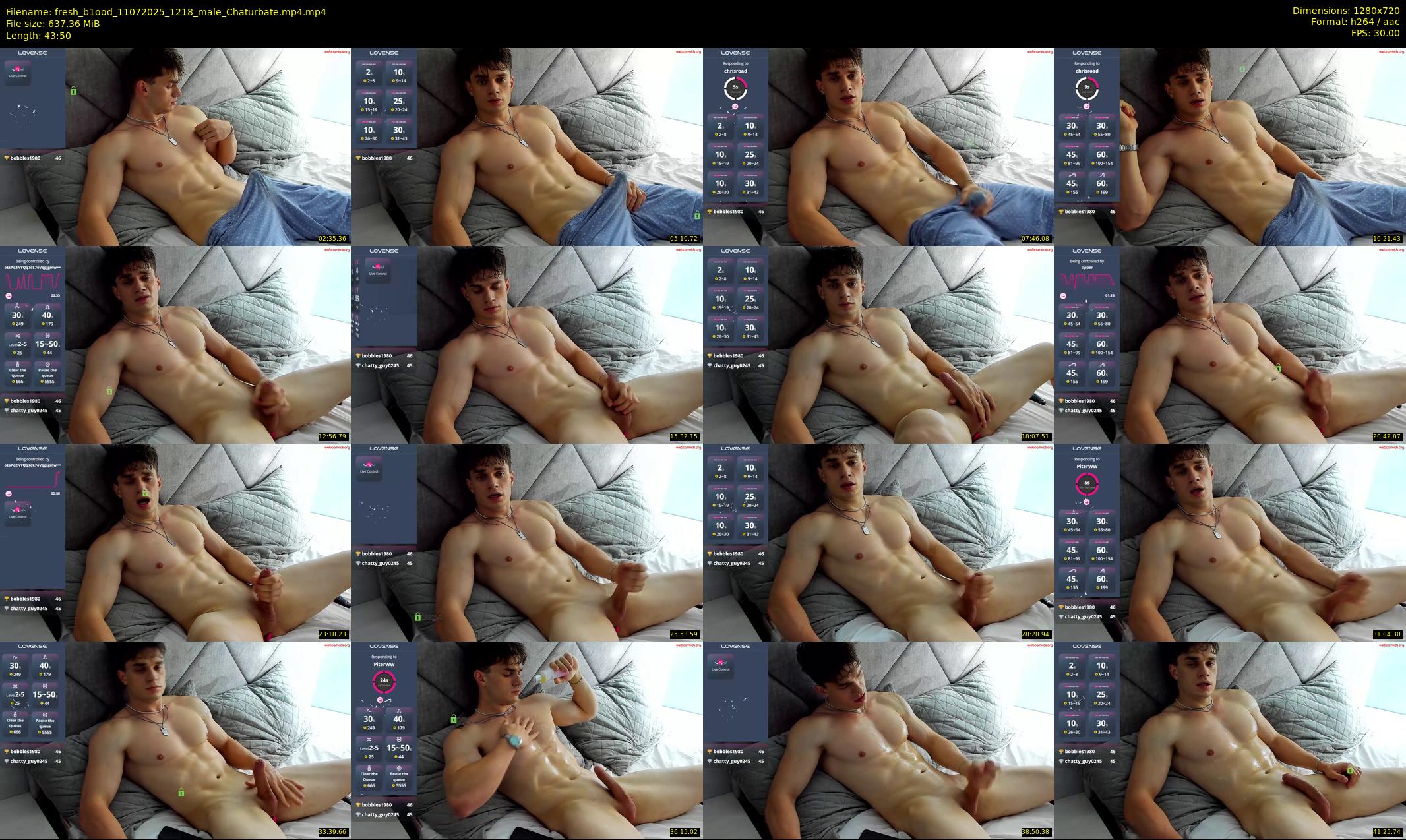 fresh_b1ood — 44 minute Chaturbate male cam show recording, 720p, Jul 11, 2025