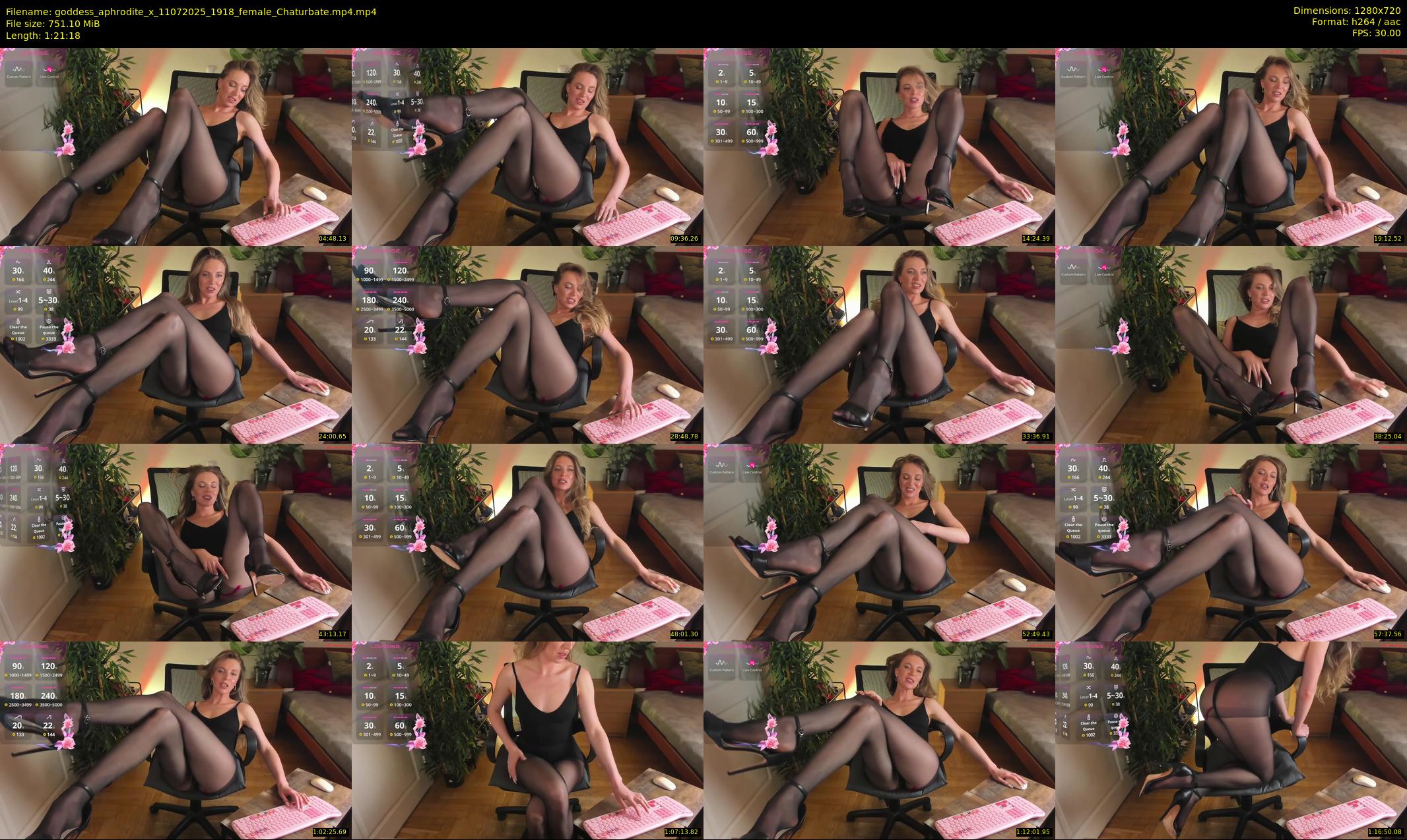 goddess_aphrodite_x — 82 minute Chaturbate female cam show recording, 720p, Jul 11, 2025