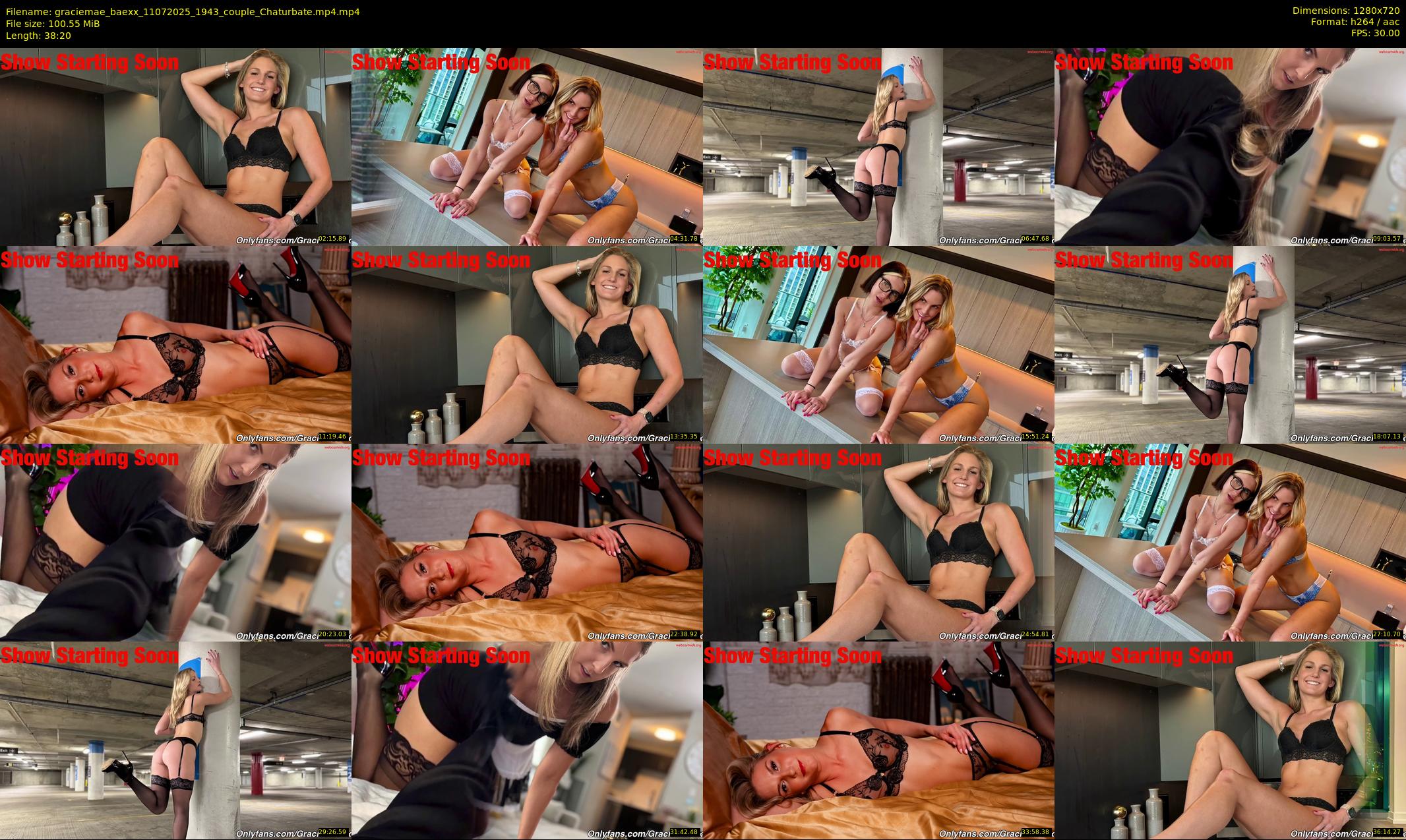 graciemae_baexx — 39 minute Chaturbate female cam show recording, 720p, Jul 11, 2025