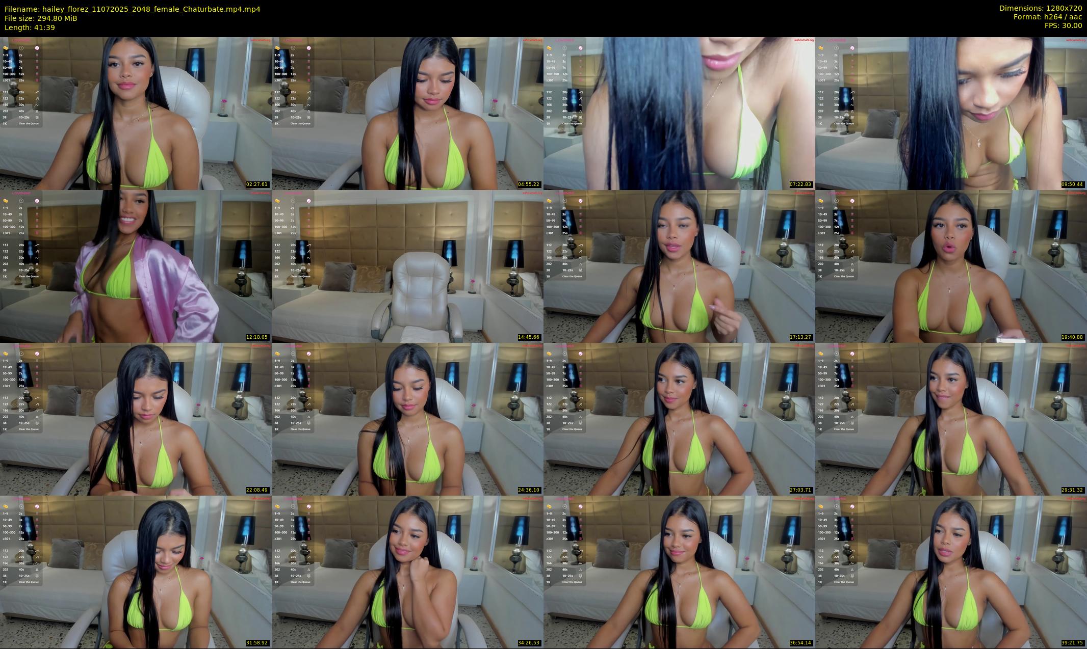 hailey_florez — 42 minute Chaturbate female cam show recording, 720p, Jul 11, 2025