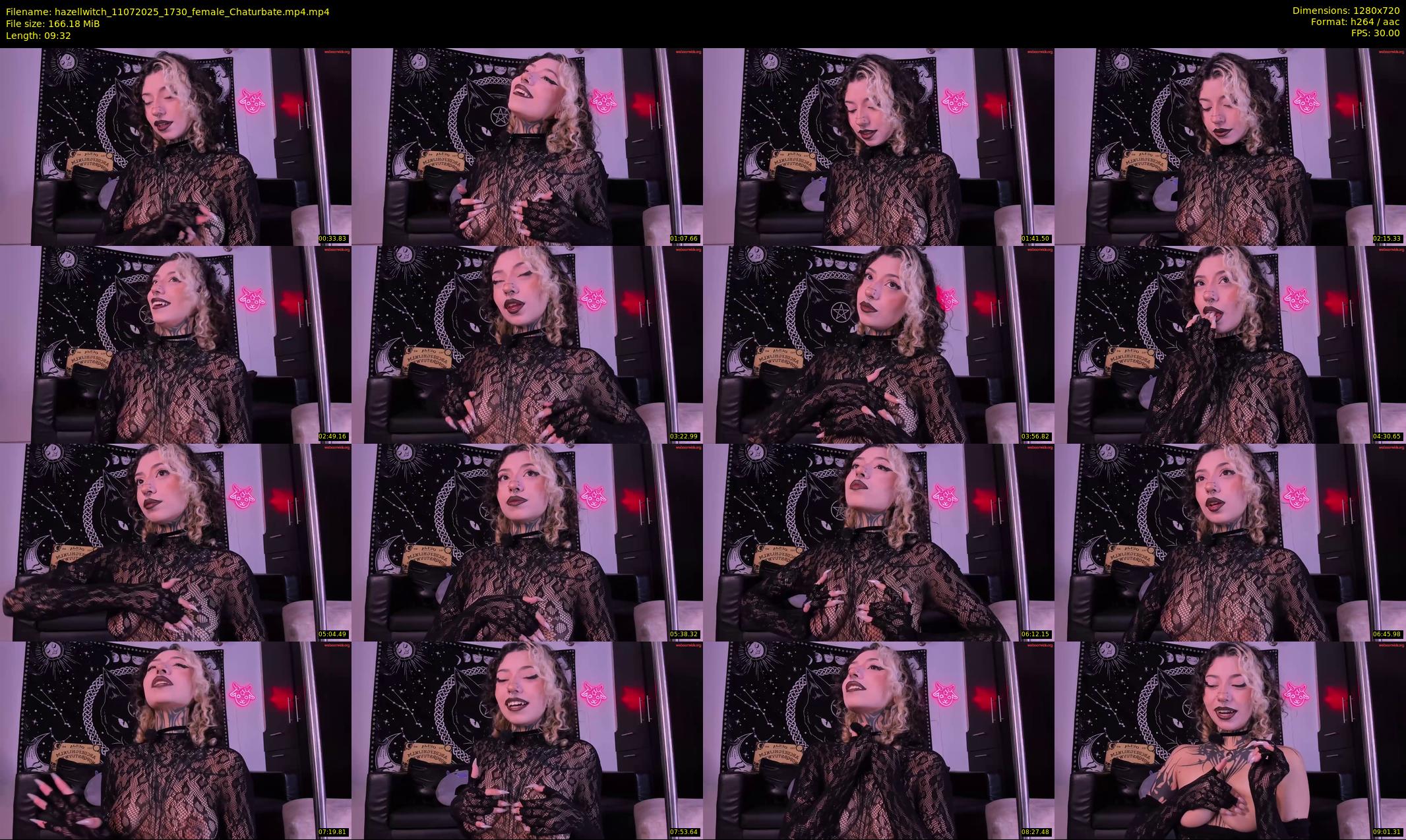 hazellwitch — 10 minute Chaturbate female cam show recording, 720p, Jul 11, 2025