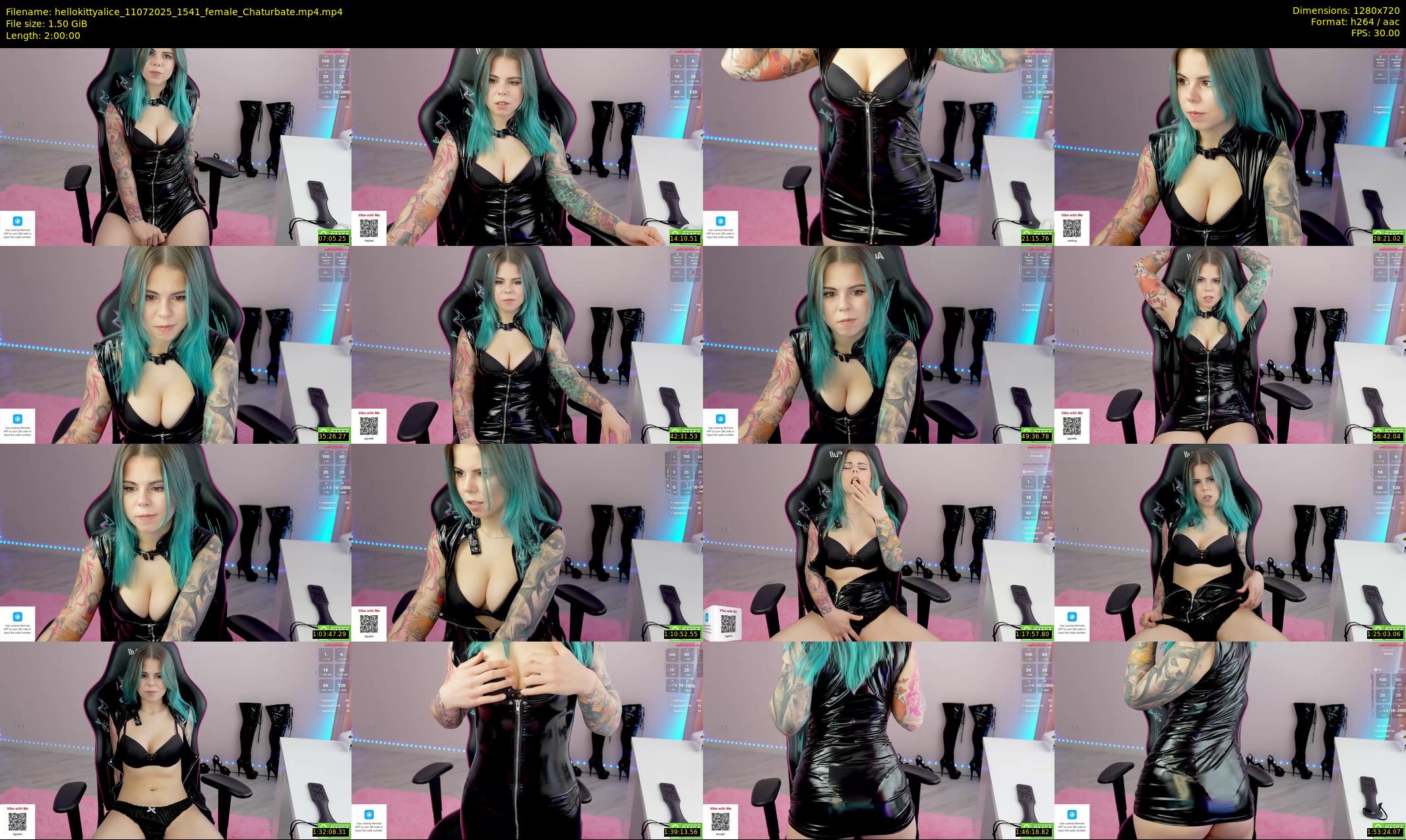 hellokittyalice — 120 minute Chaturbate female cam show recording, 720p, Jul 11, 2025