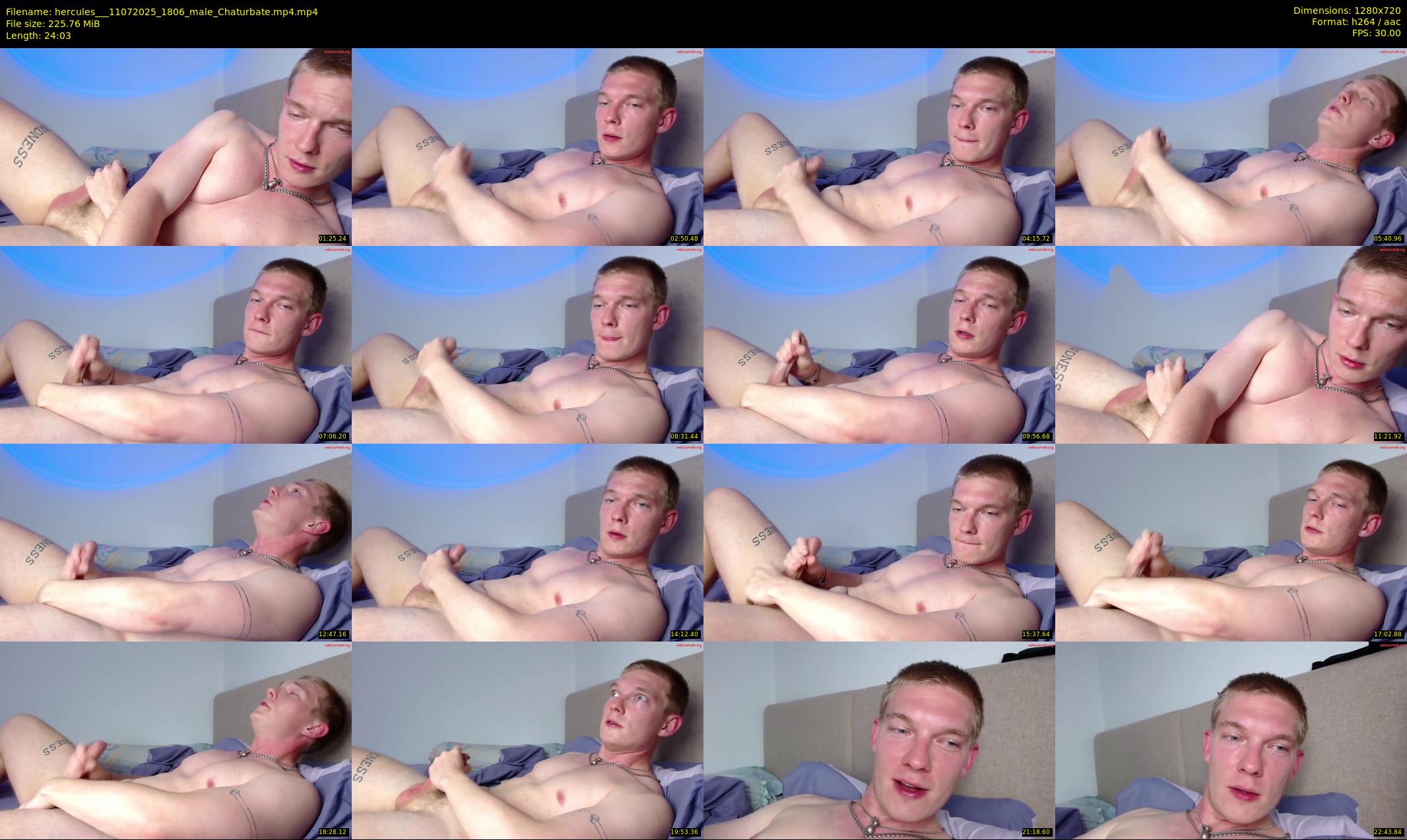 hercules__ — 25 minute Chaturbate male cam show recording, 720p, Jul 11, 2025
