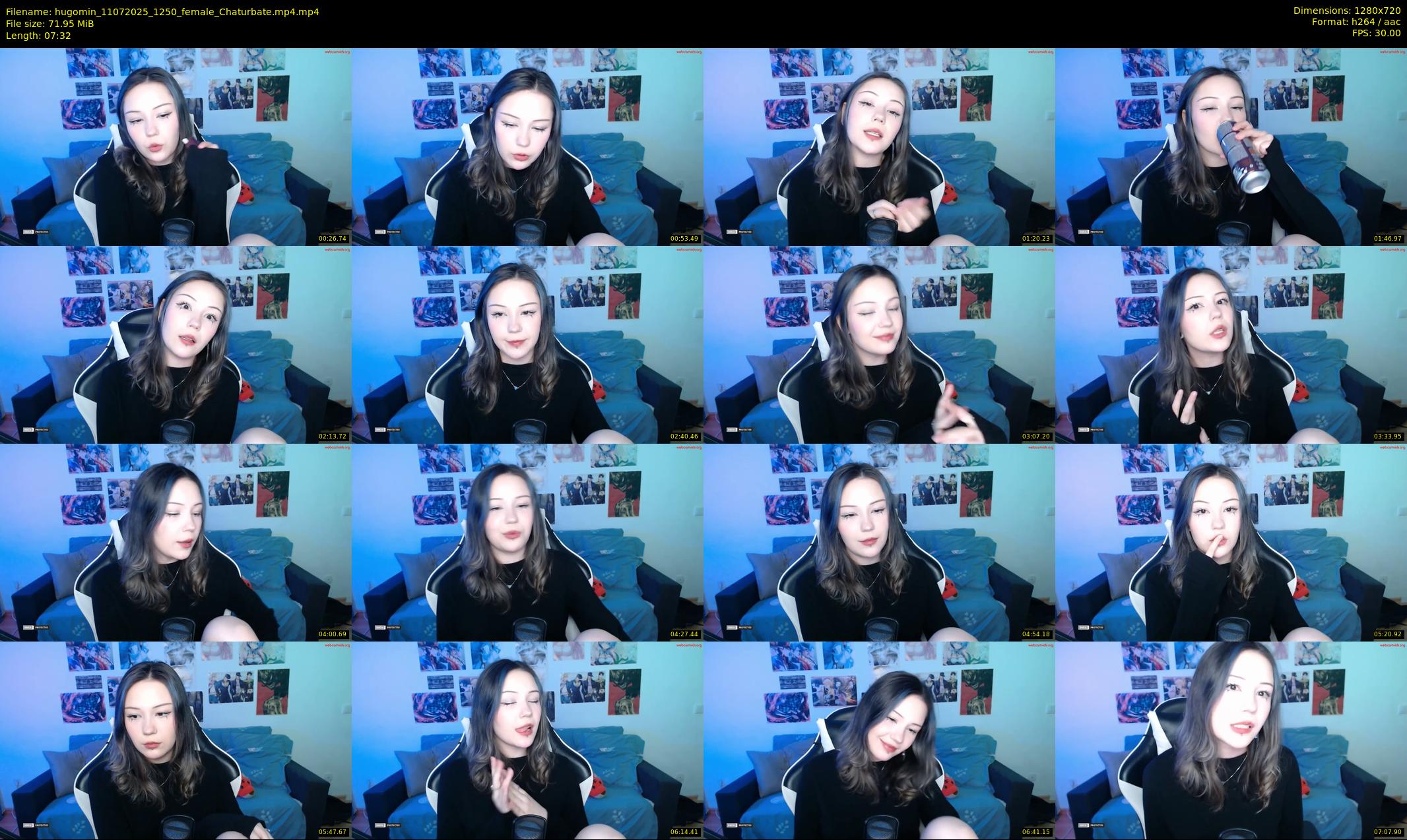 hugomin — 8 minute Chaturbate female cam show recording, 720p, Jul 11, 2025