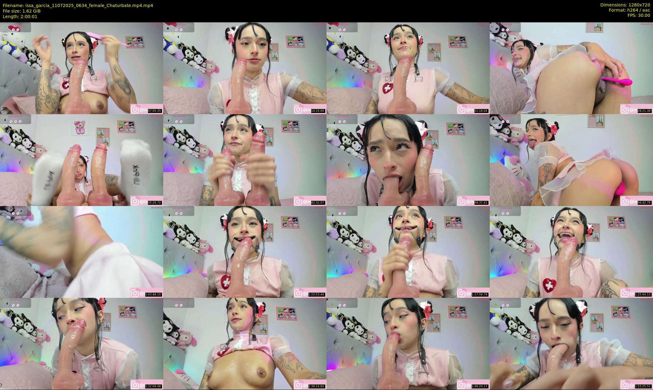 issa_garcia — 121 minute Chaturbate female cam show recording, 720p, Jul 11, 2025