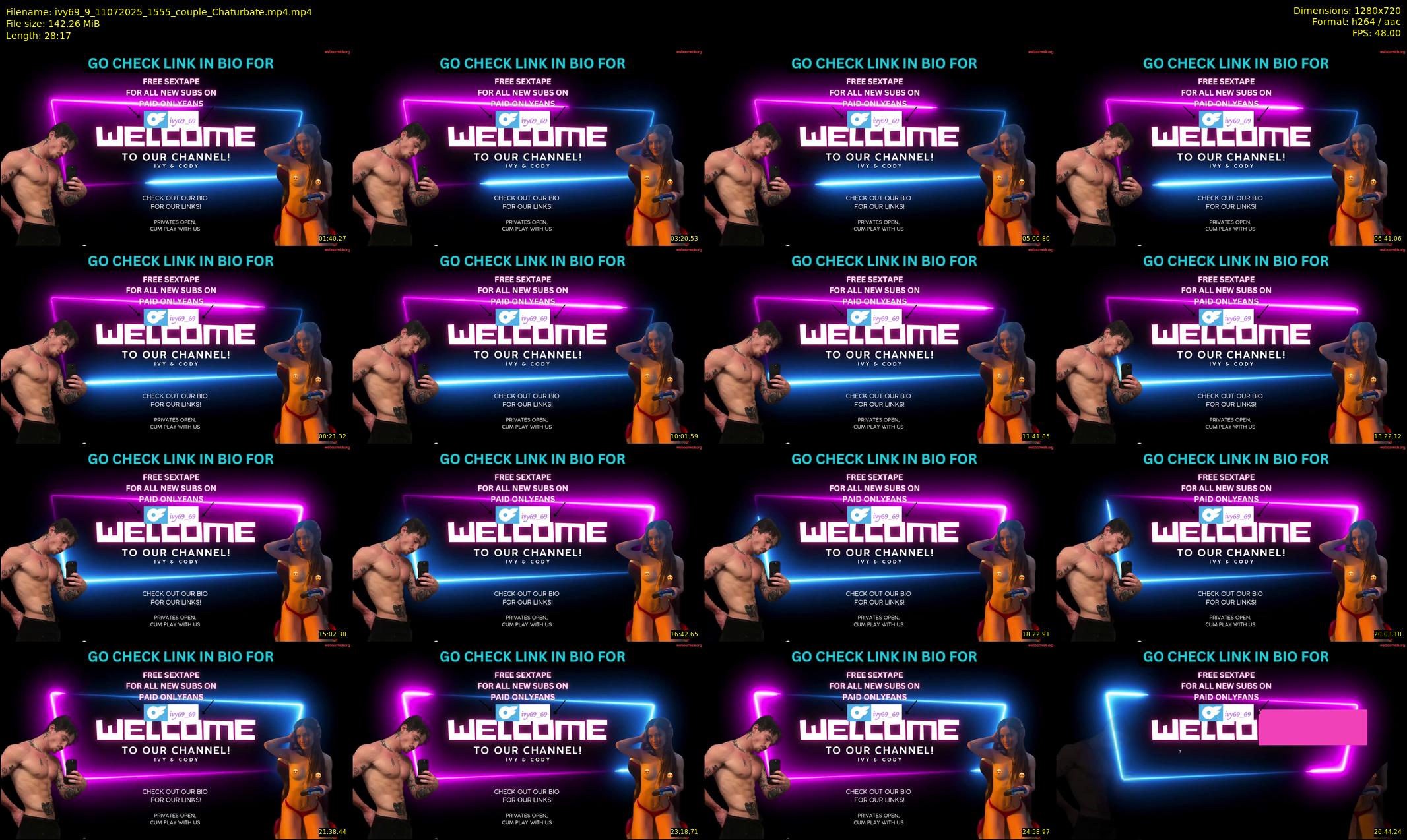ivy69_9 — 29 minute Chaturbate couple cam show recording, 720p, Jul 11, 2025