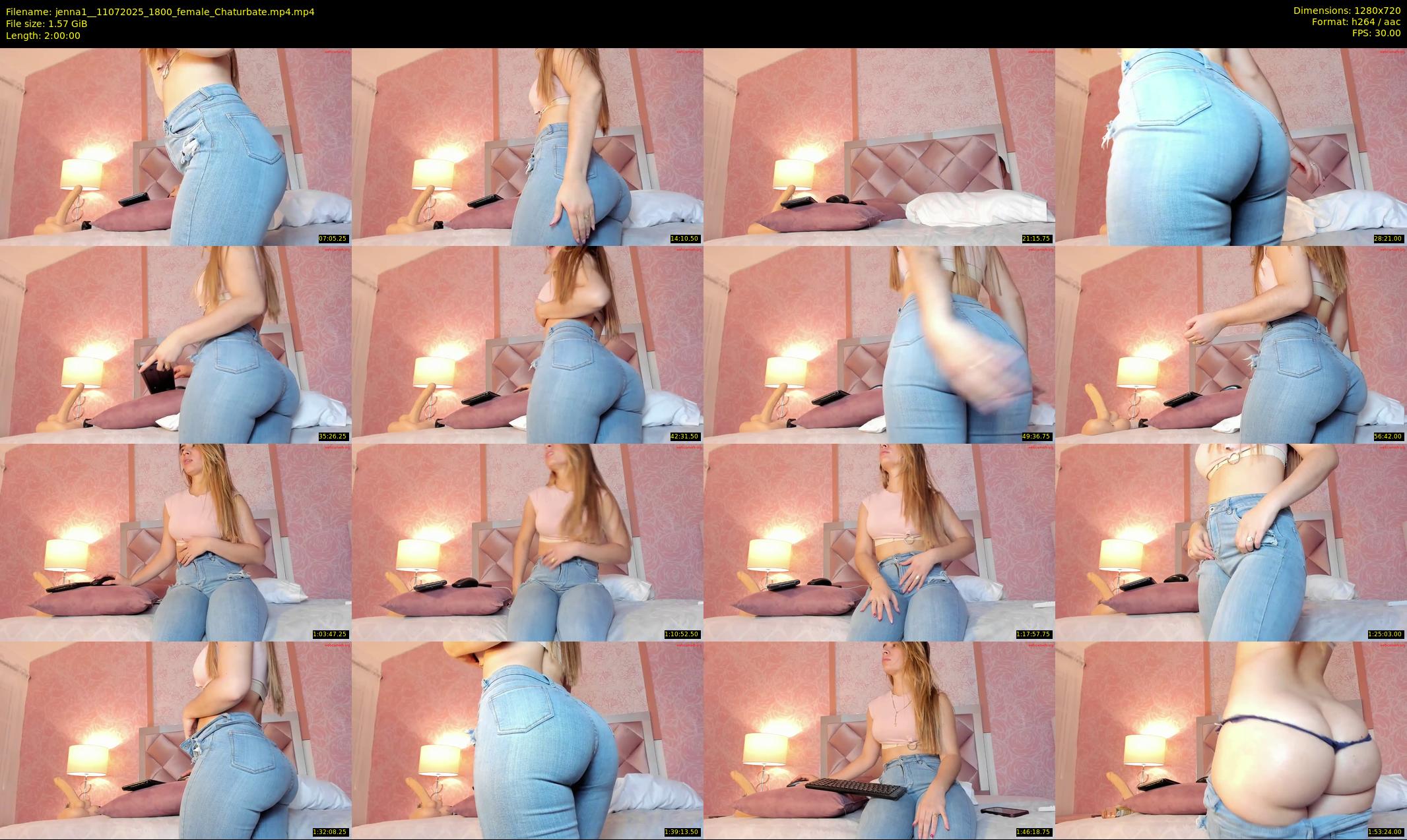 jenna1_ — 120 minute Chaturbate female cam show recording, 720p, Jul 11, 2025