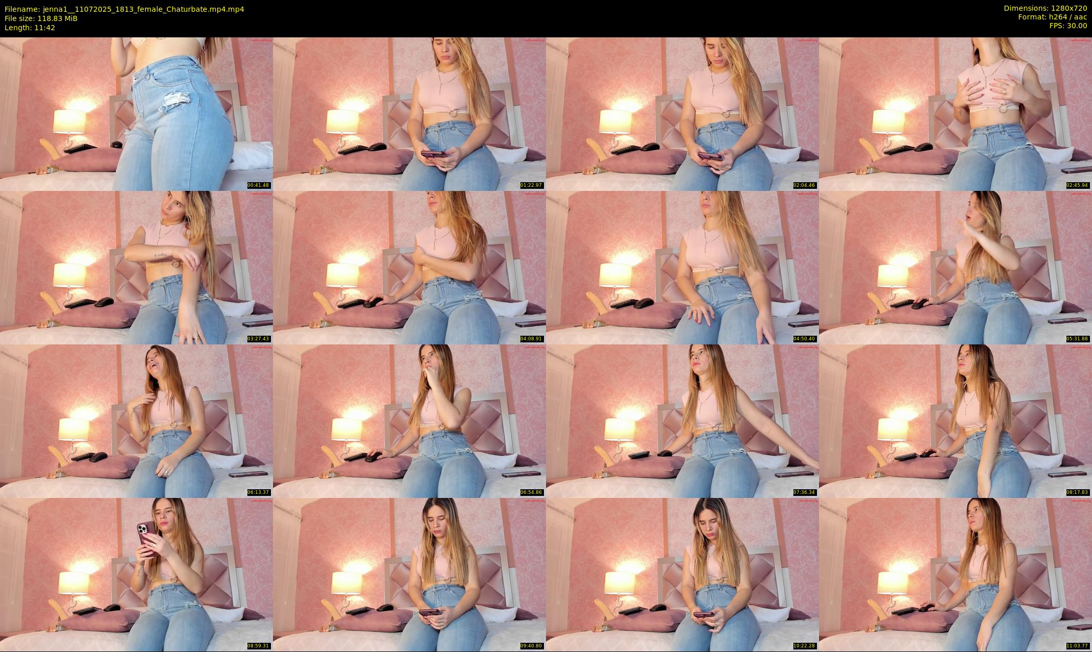 jenna1_ — 12 minute Chaturbate female cam show recording, 720p, Jul 11, 2025