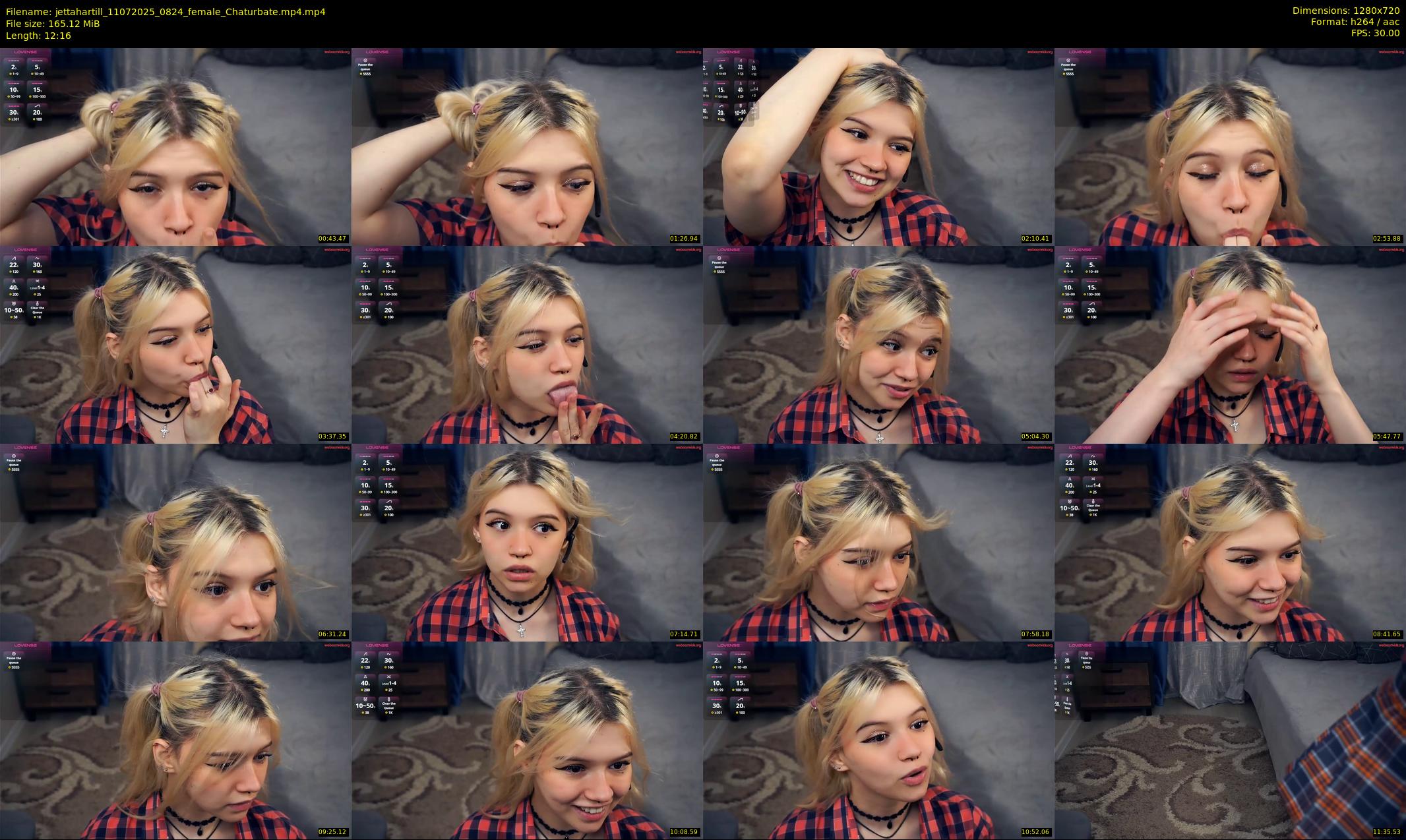 jettahartill — 13 minute Chaturbate female cam show recording, 720p, Jul 11, 2025