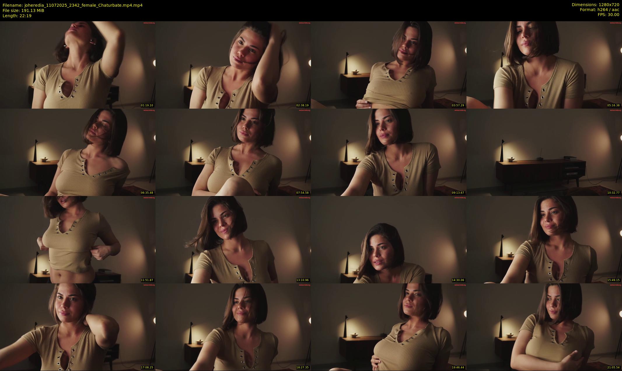 joheredia — 23 minute Chaturbate female cam show recording, 720p, Jul 11, 2025