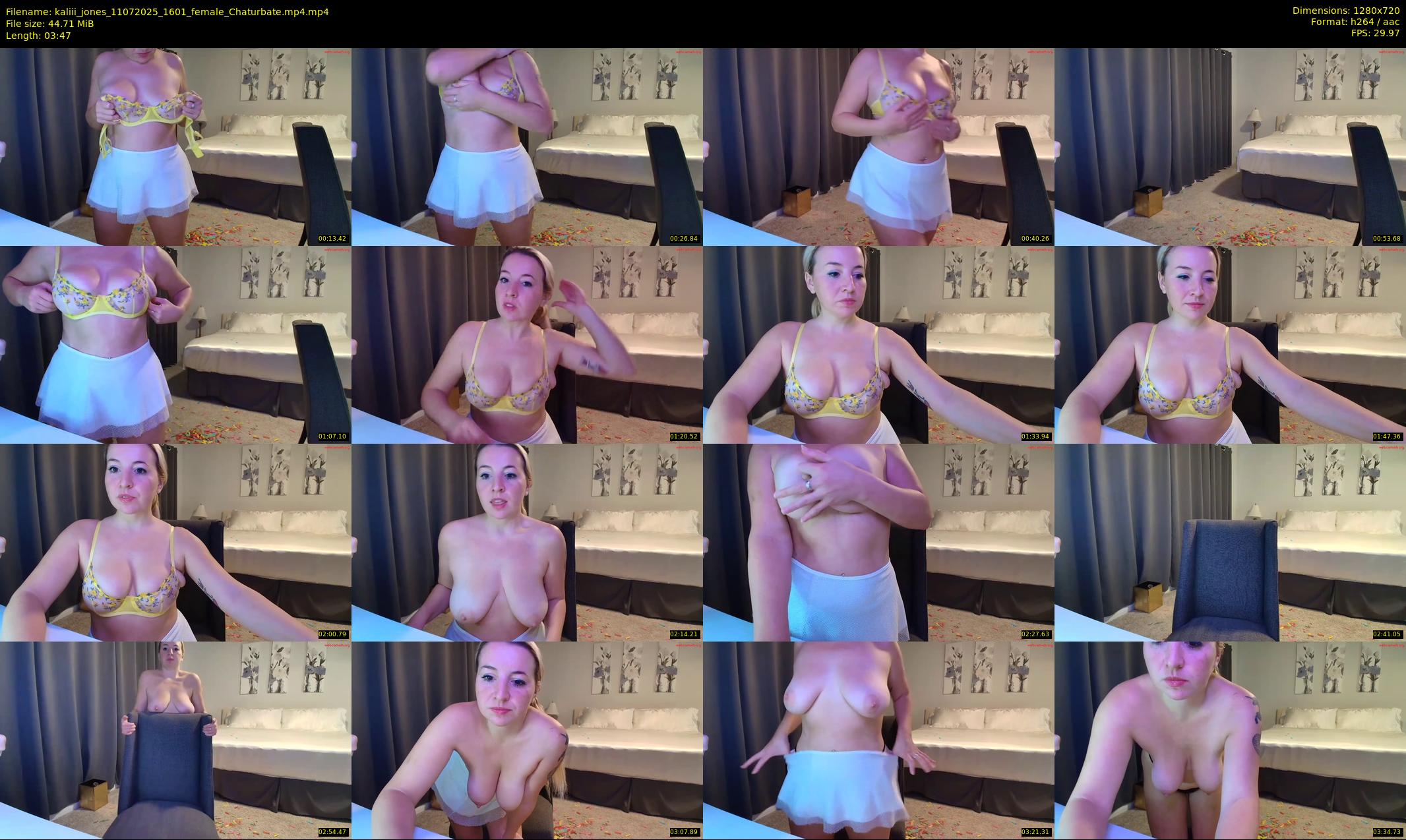 kaliii_jones — 4 minute Chaturbate female cam show recording, 720p, Jul 11, 2025