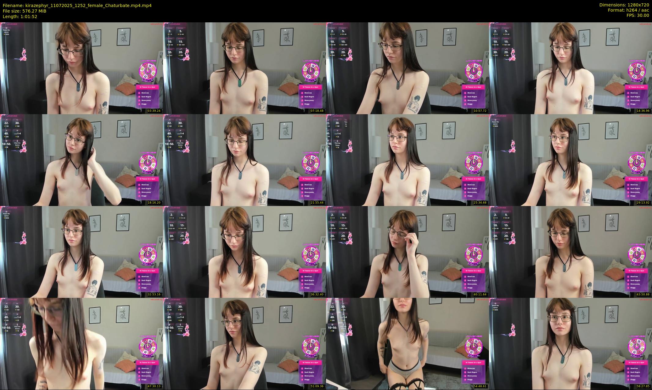 kirazephyr — 62 minute Chaturbate female cam show recording, 720p, Jul 11, 2025