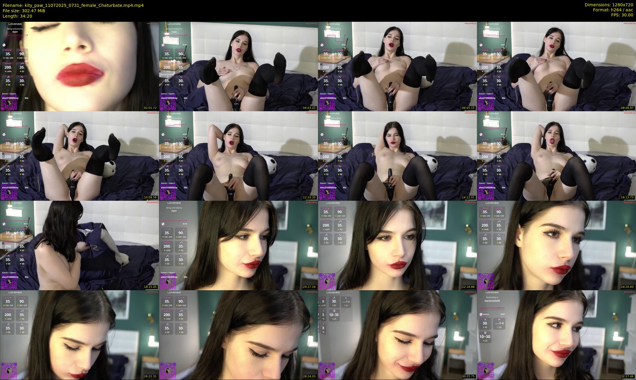 kity_paw — 35 minute Chaturbate female cam show recording, 720p, Jul 11, 2025