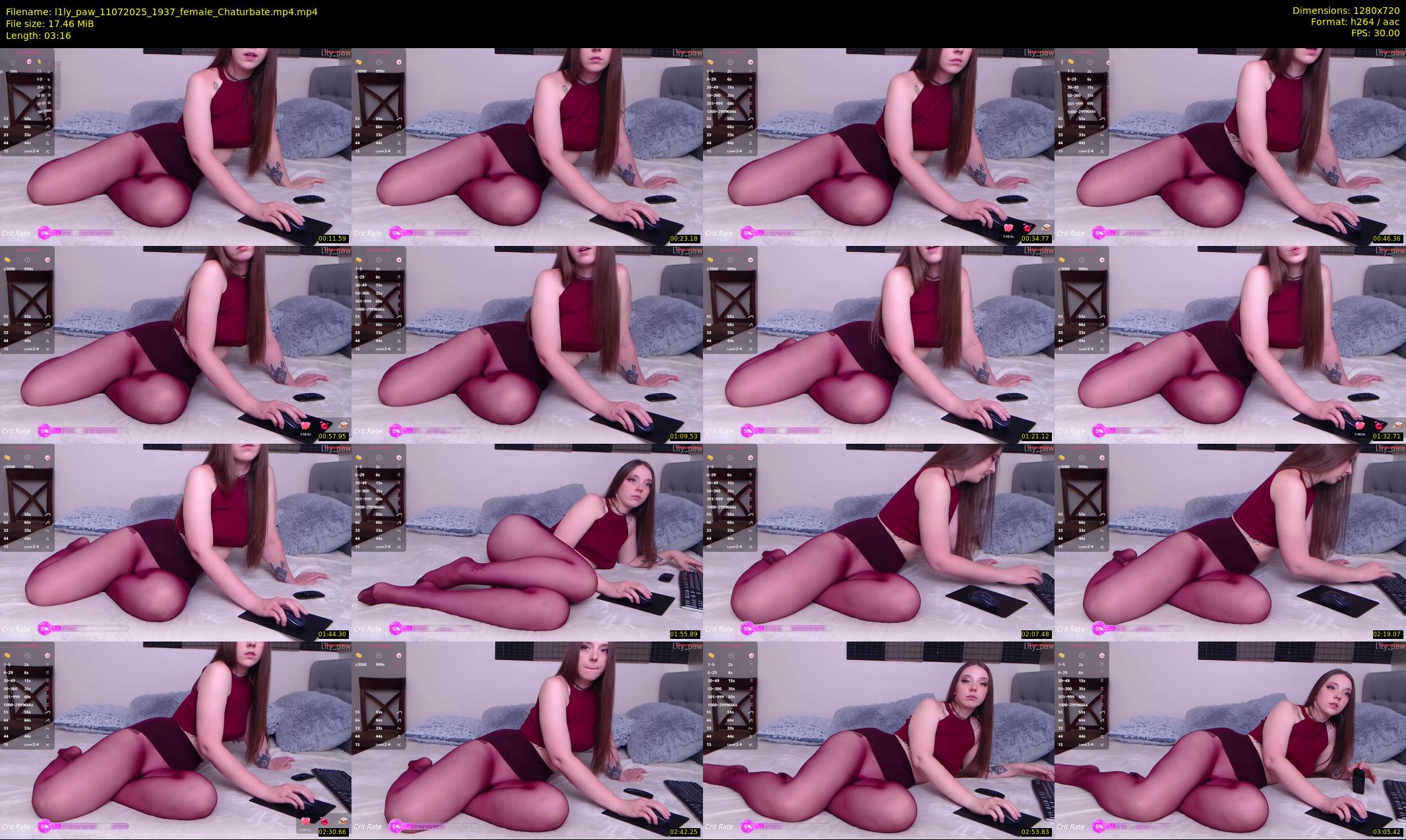 l1ly_paw — 4 minute Chaturbate female cam show recording, 720p, Jul 11, 2025