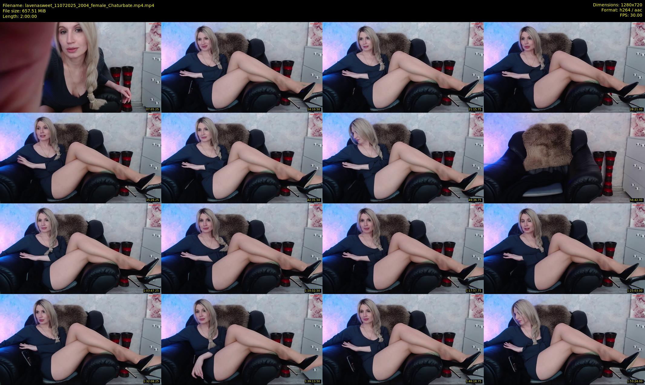 lavenasweet — 120 minute Chaturbate female cam show recording, 720p, Jul 11, 2025