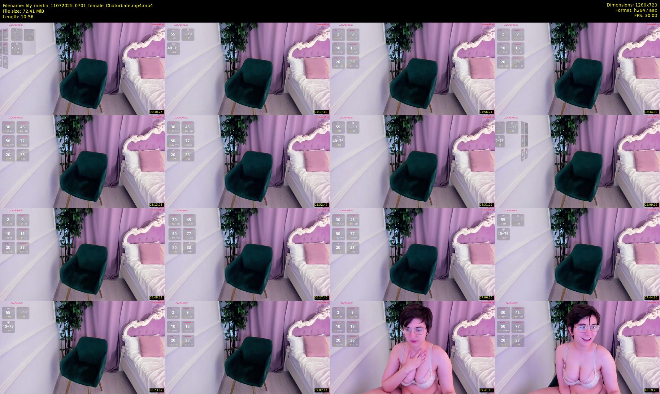 lily_merlin — 11 minute Chaturbate female cam show recording, 720p, Jul 11, 2025