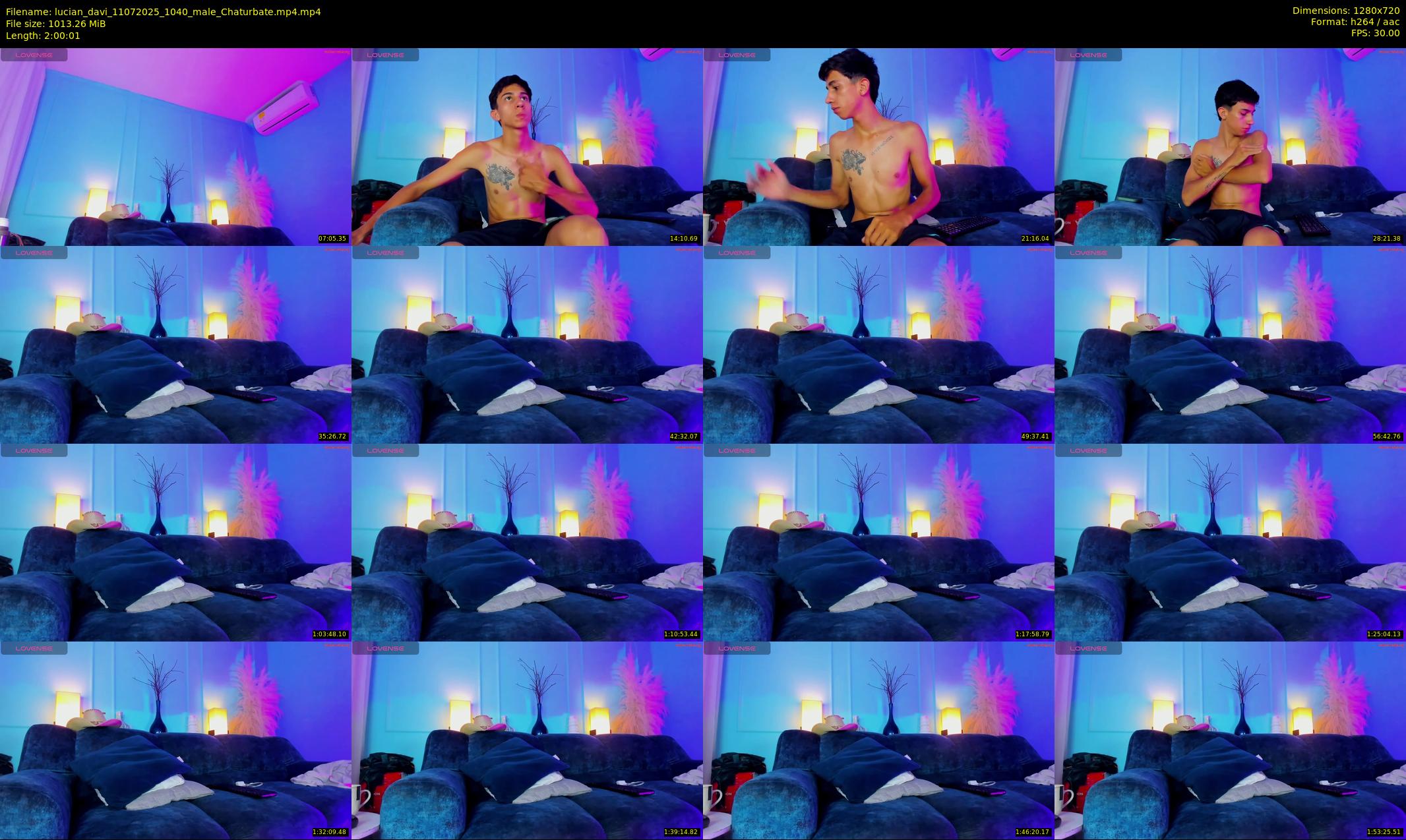 lucian_davi — 121 minute Chaturbate male cam show recording, 720p, Jul 11, 2025