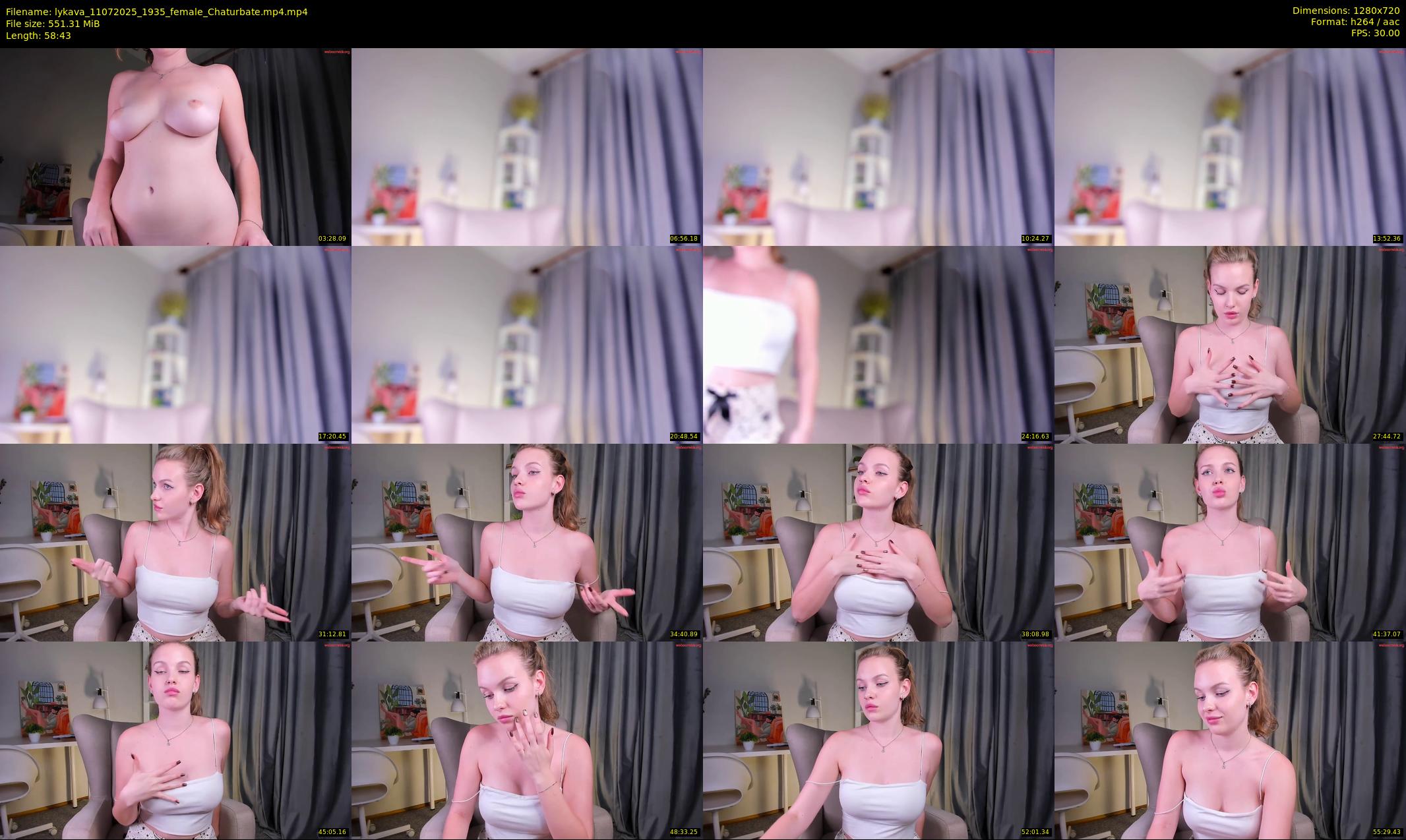 lykava — 59 minute Chaturbate female cam show recording, 720p, Jul 11, 2025