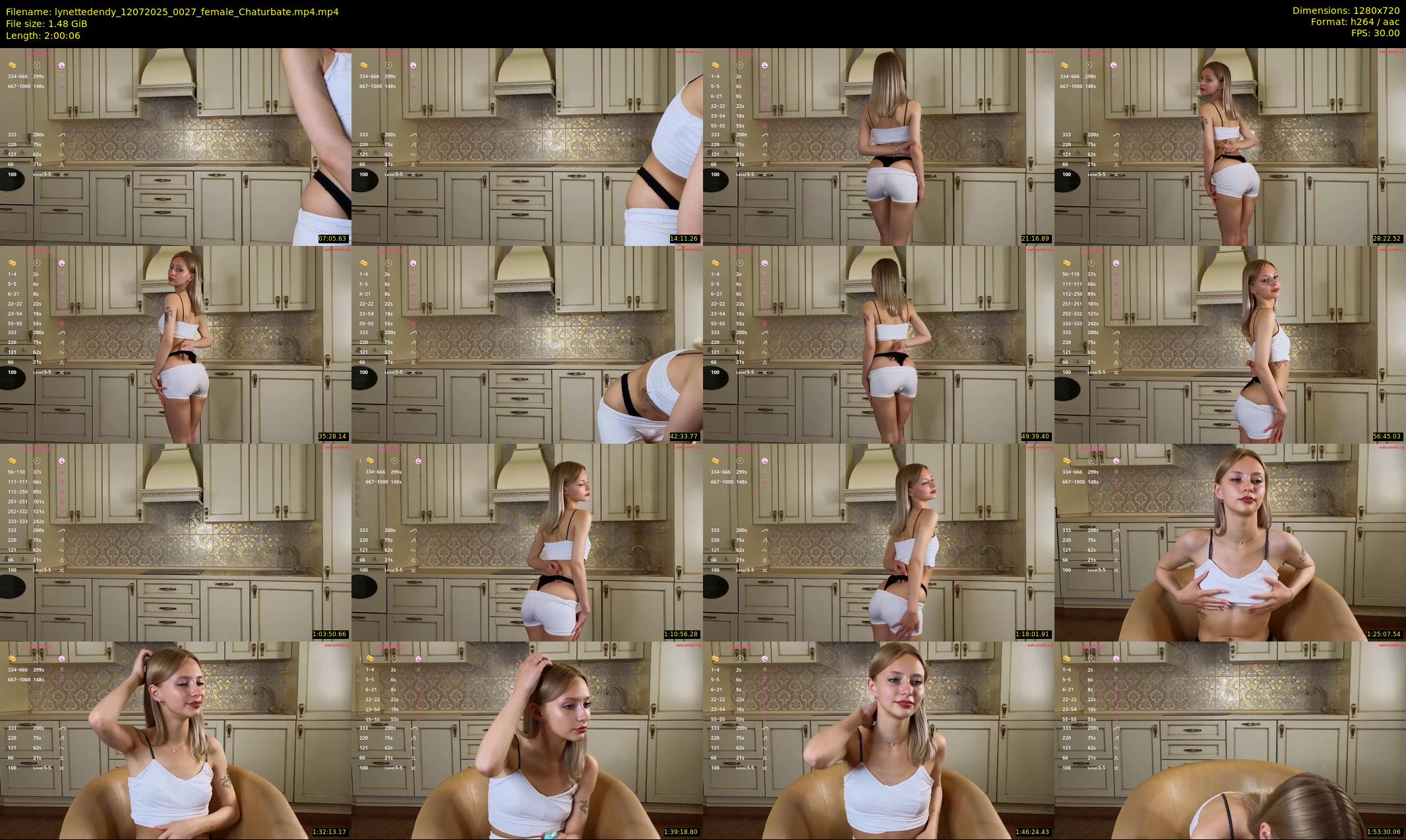 lynettedendy — 121 minute Chaturbate female cam show recording, 720p, Jul 12, 2025