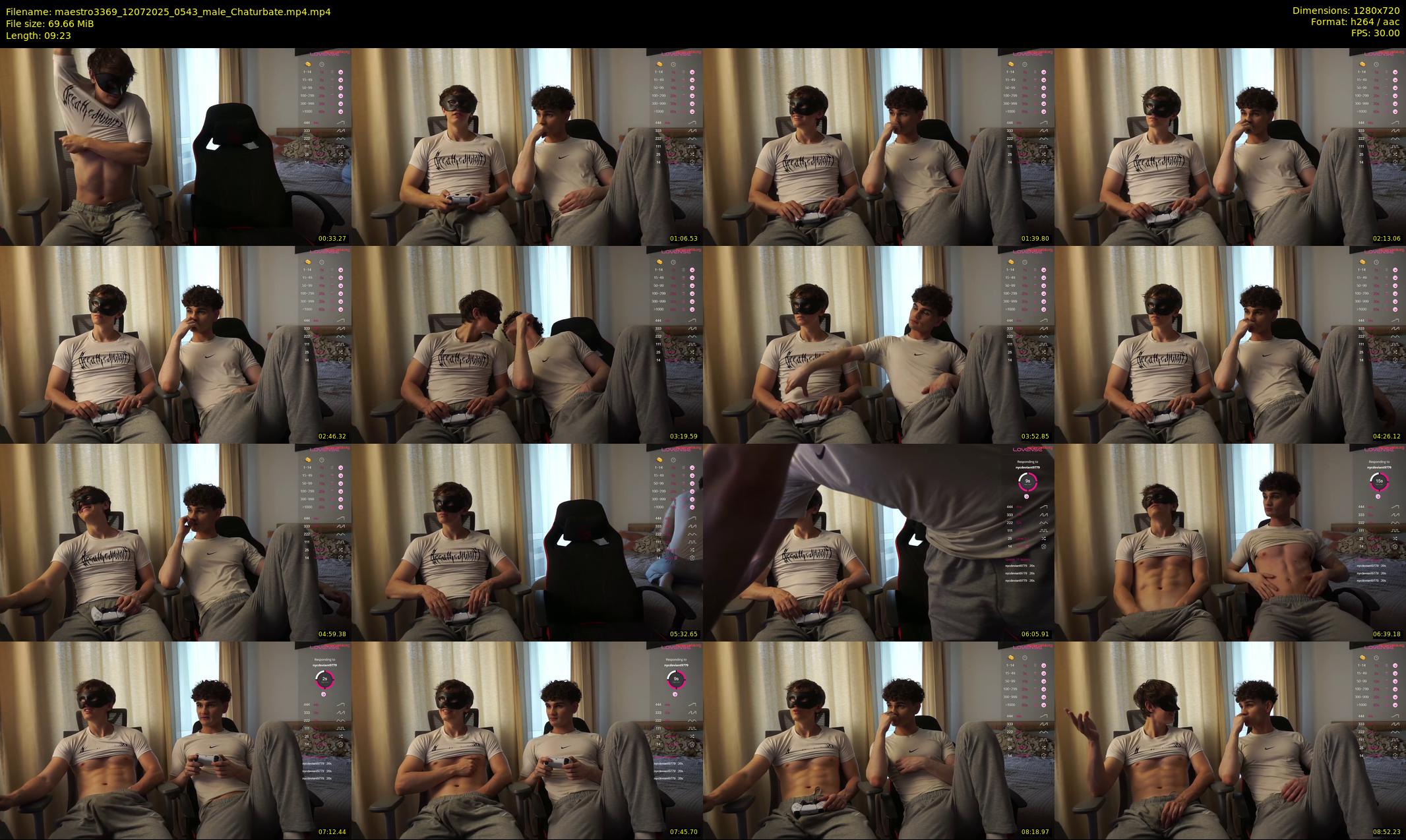 maestro3369 — 10 minute Chaturbate male cam show recording, 720p, Jul 12, 2025