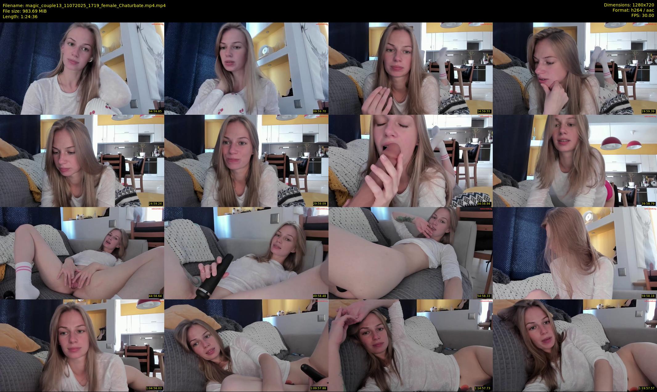 magic_couple13 — 85 minute Chaturbate couple cam show recording, 720p, Jul 11, 2025