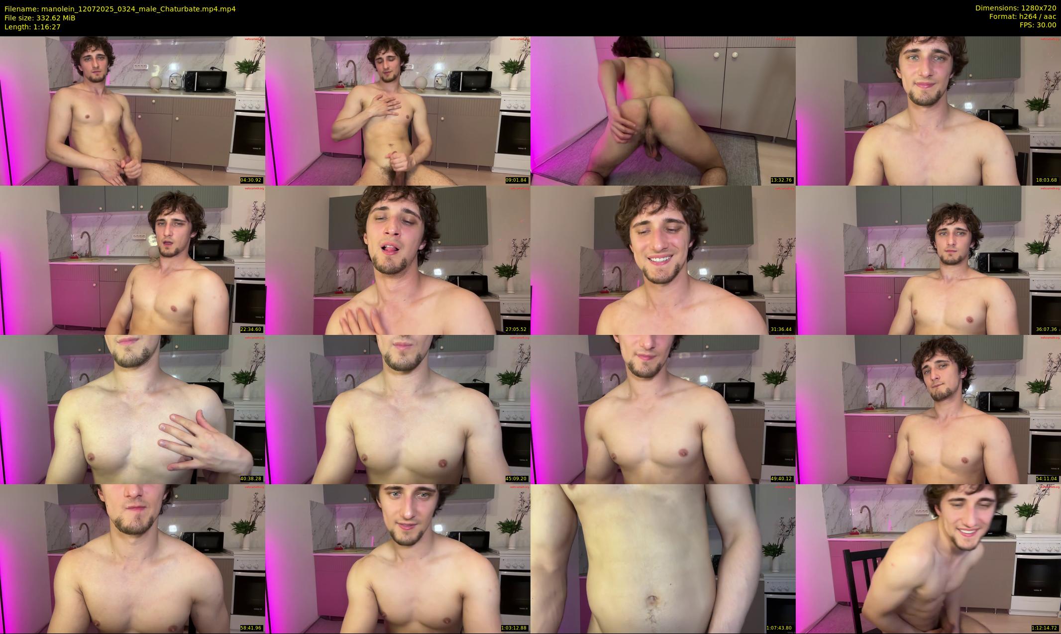 manolein — 77 minute Chaturbate male cam show recording, 720p, Jul 12, 2025