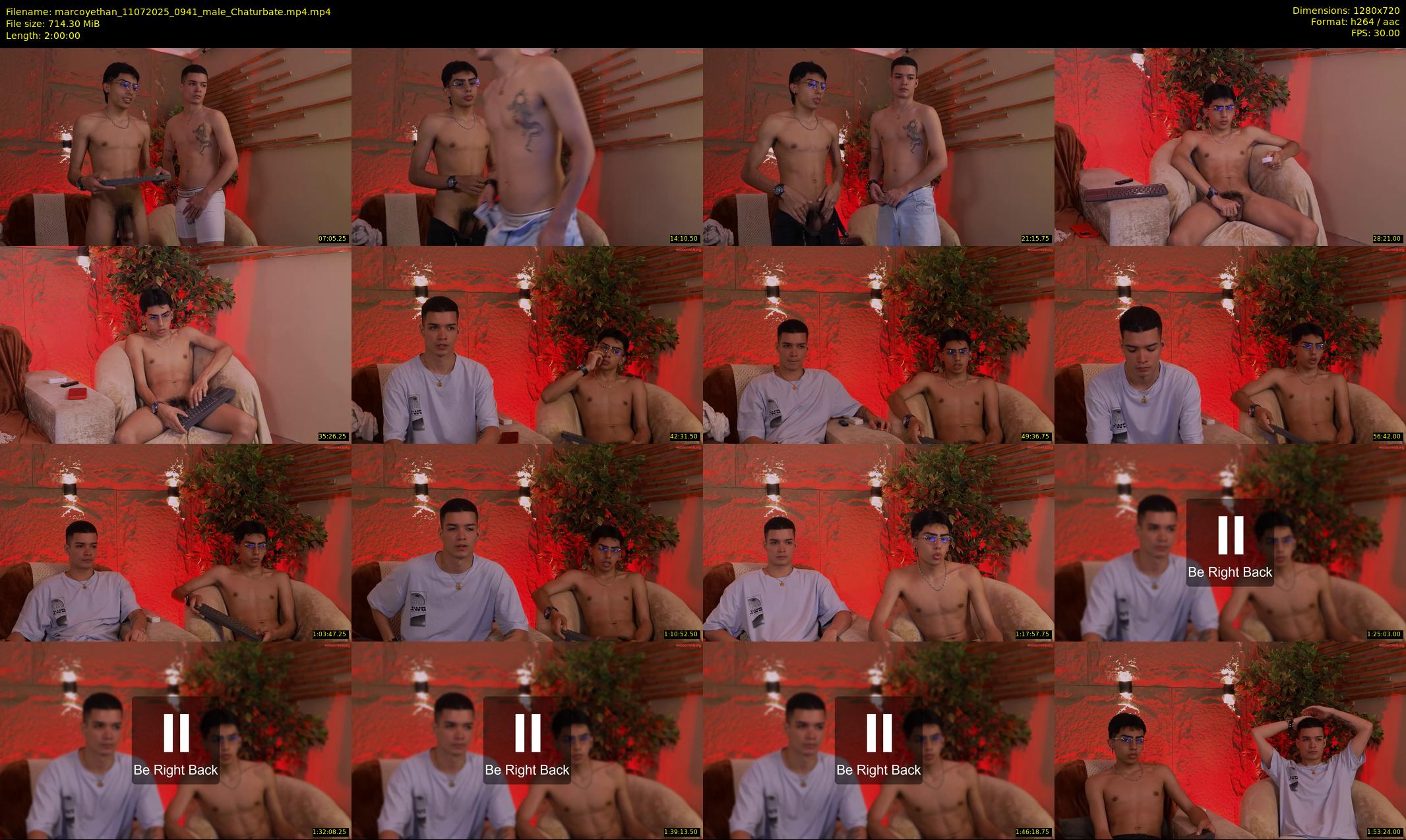 marcoyethan — 120 minute Chaturbate male cam show recording, 720p, Jul 11, 2025