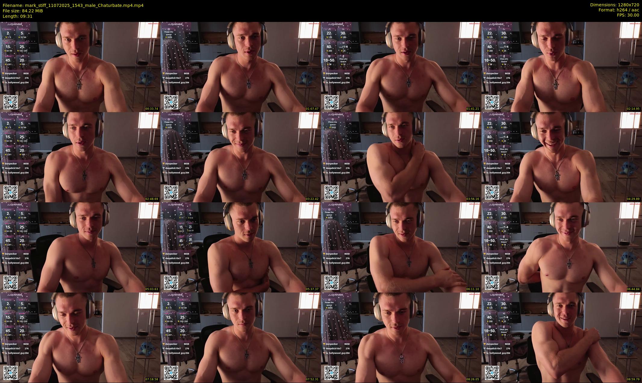 mark_stiff — 10 minute Chaturbate male cam show recording, 720p, Jul 11, 2025