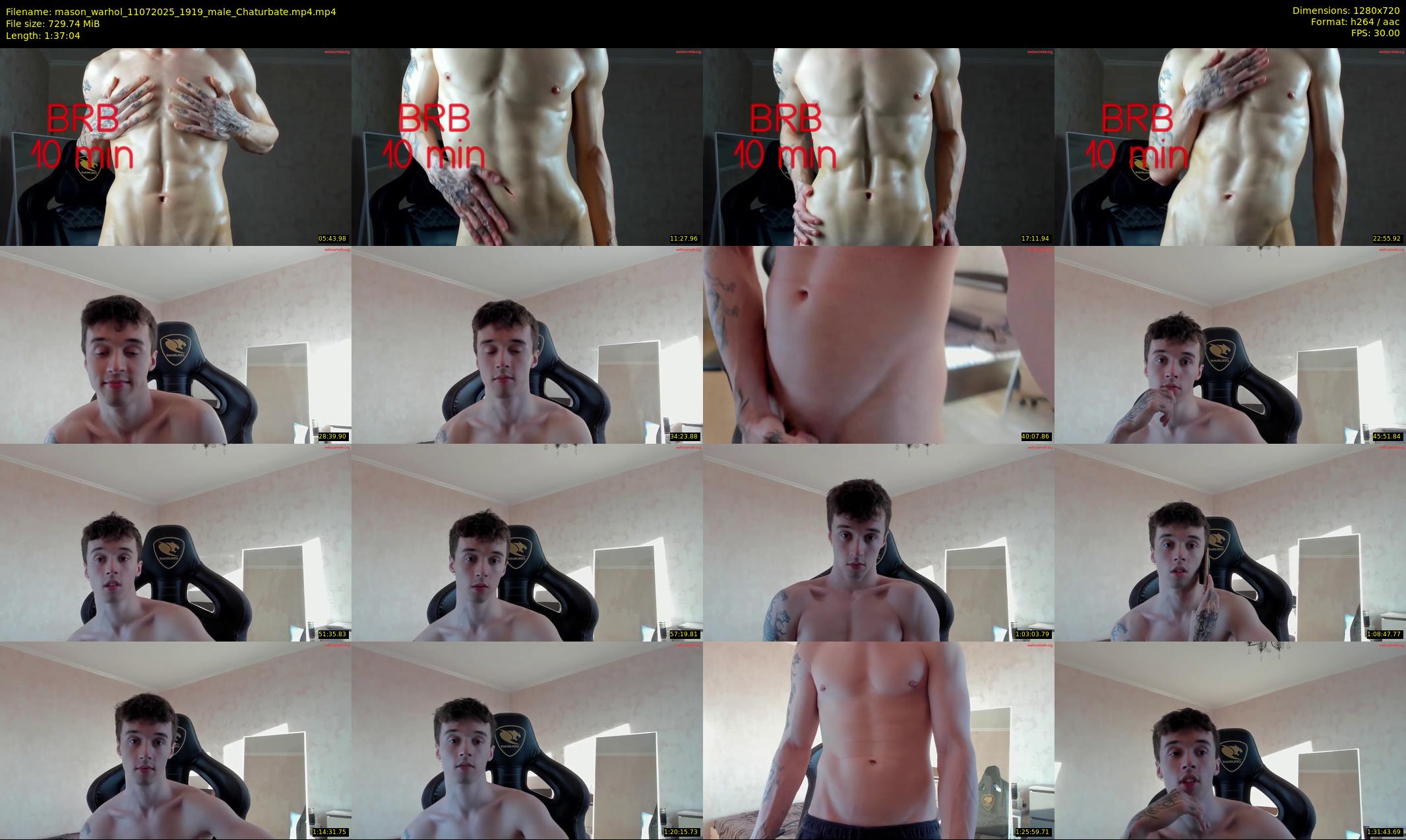 mason_warhol — 98 minute Chaturbate male cam show recording, 720p, Jul 11, 2025
