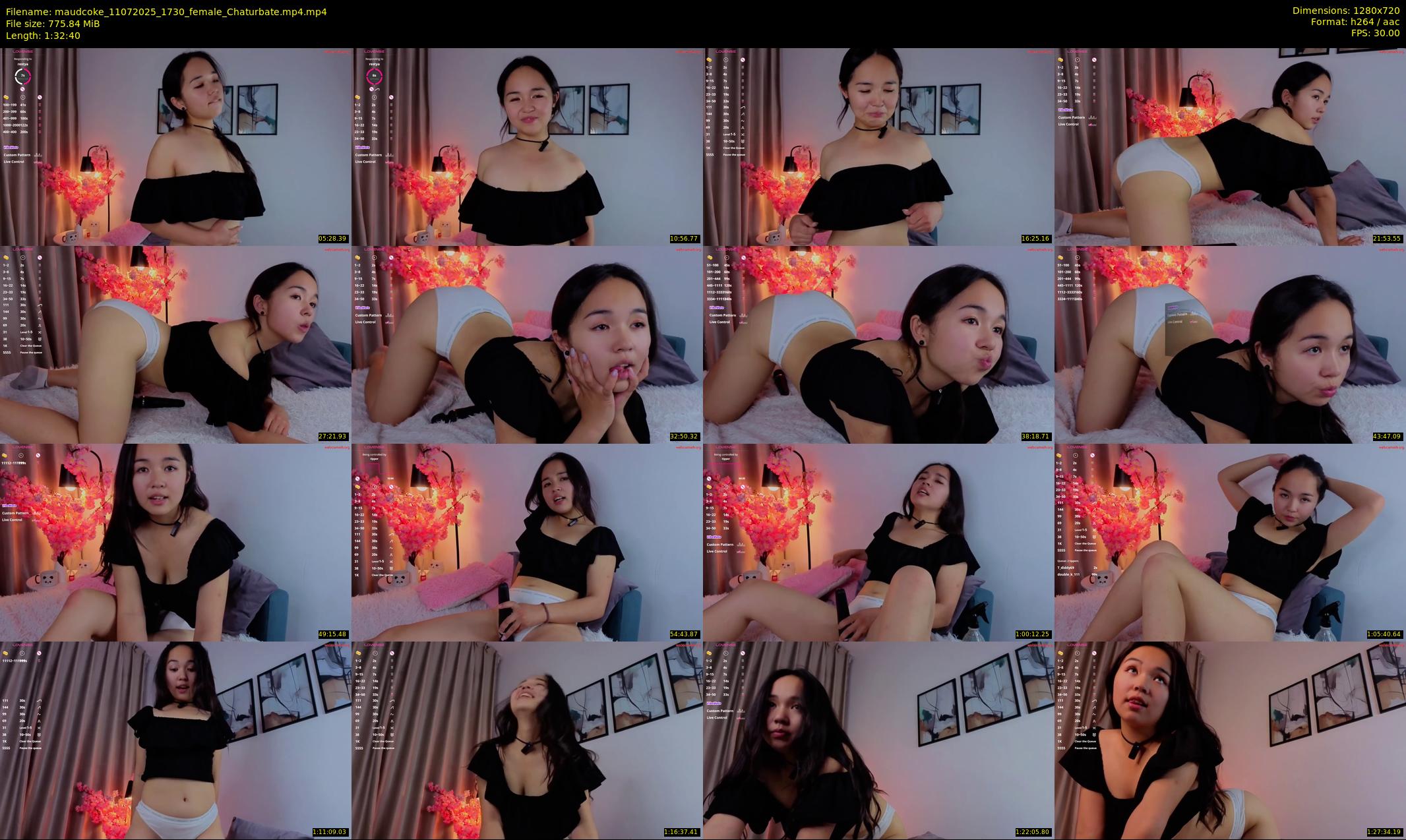 maudcoke — 93 minute Chaturbate female cam show recording, 720p, Jul 11, 2025