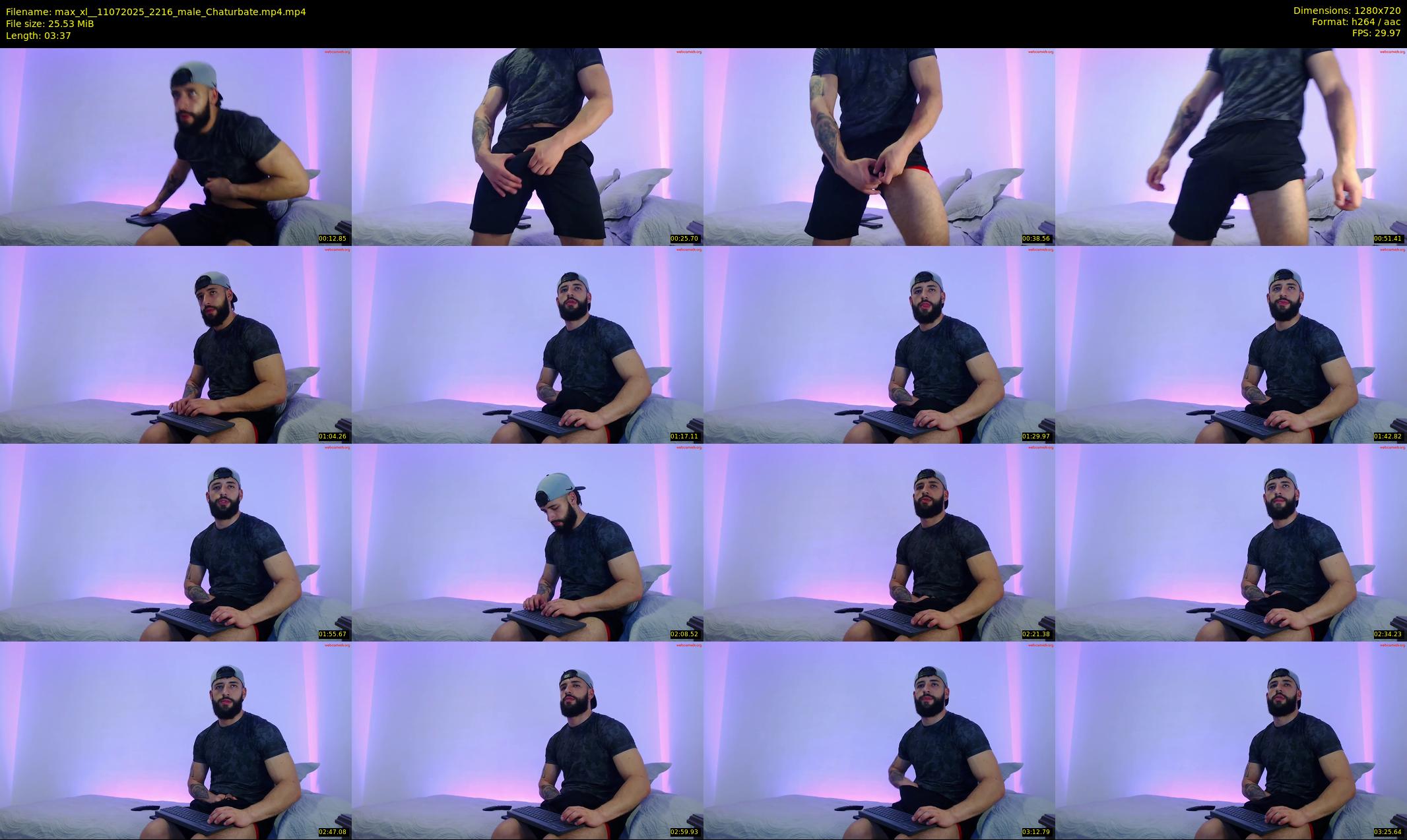 max_xl_ — 4 minute Chaturbate male cam show recording, 720p, Jul 11, 2025