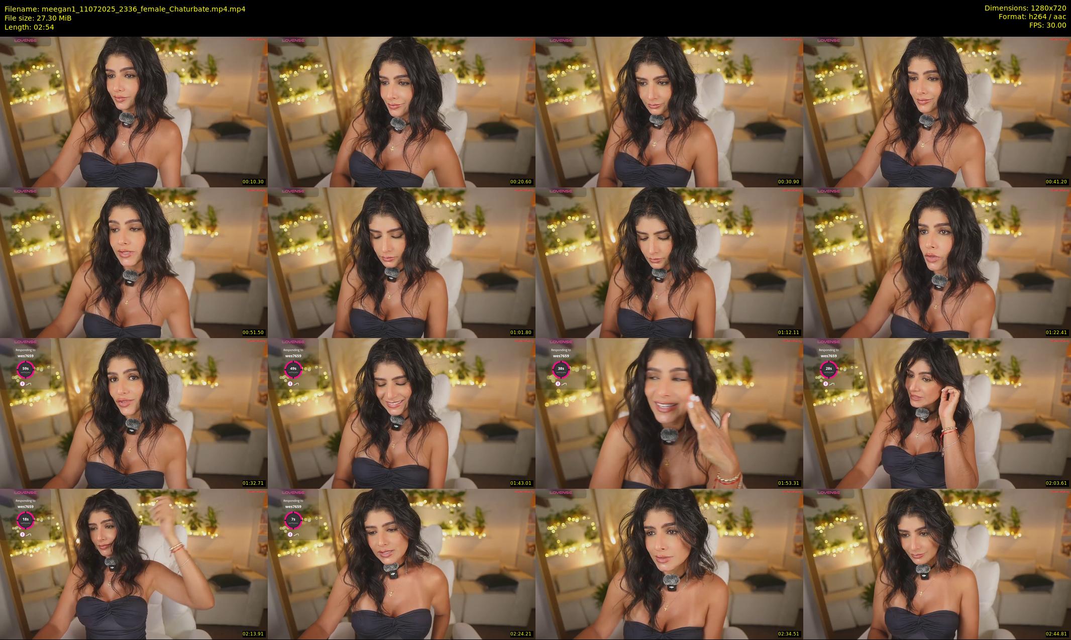 meegan1 — 3 minute Chaturbate female cam show recording, 720p, Jul 11, 2025