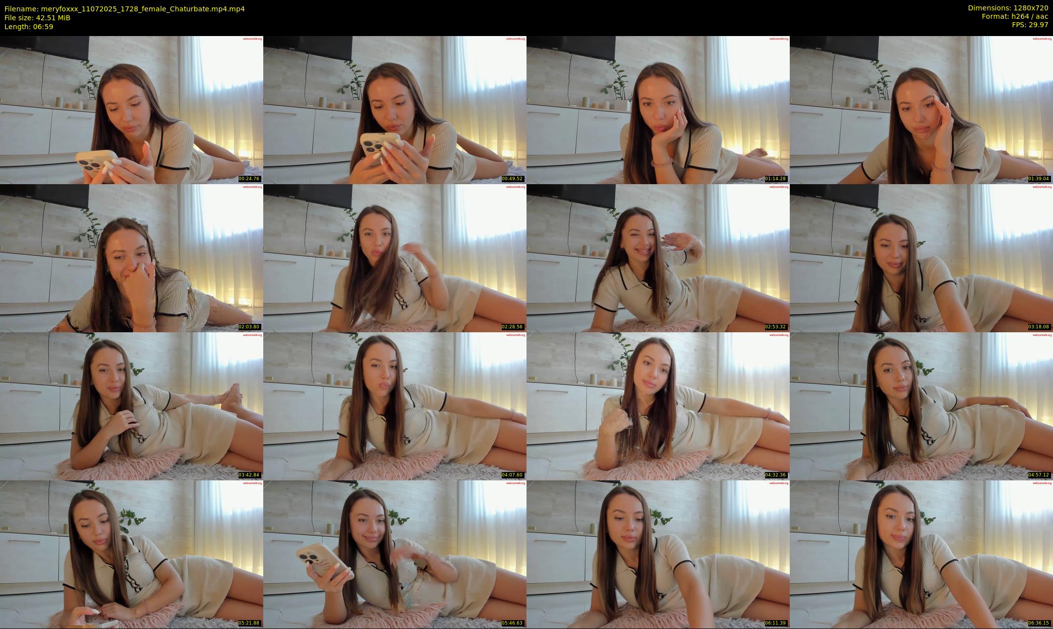 meryfoxxx — 7 minute Chaturbate female cam show recording, 720p, Jul 11, 2025