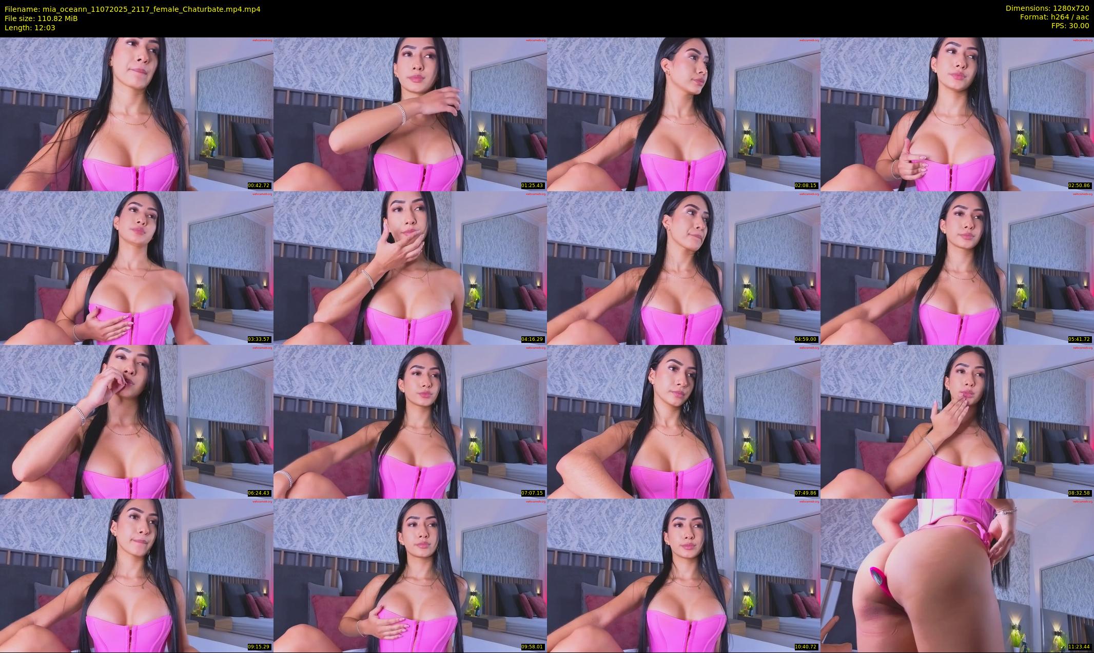 mia_oceann — 13 minute Chaturbate female cam show recording, 720p, Jul 11, 2025