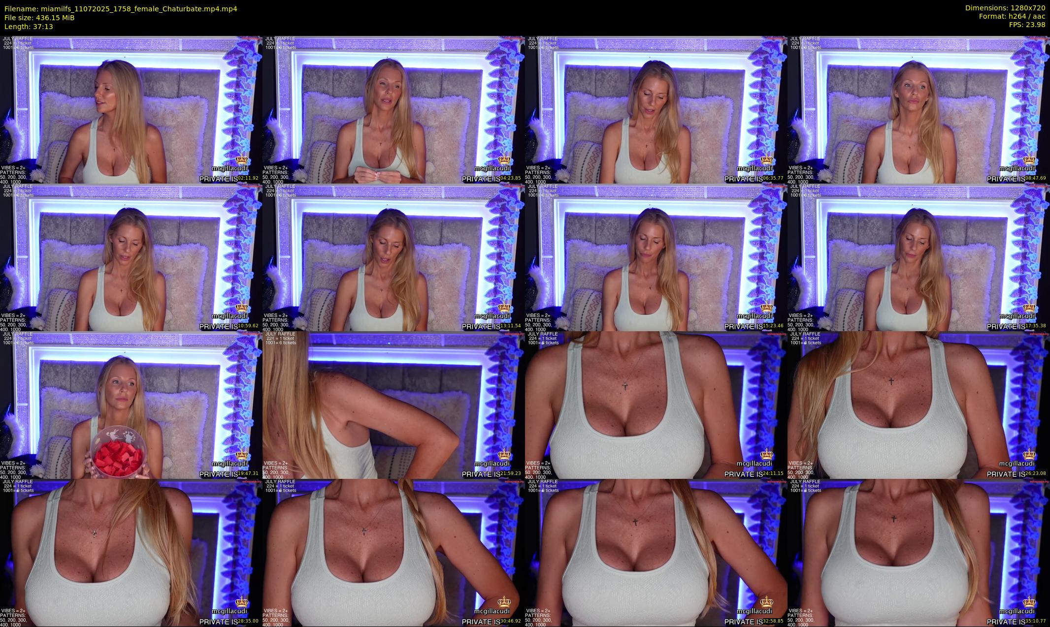 miamilfs — 38 minute Chaturbate female cam show recording, 720p, Jul 11, 2025