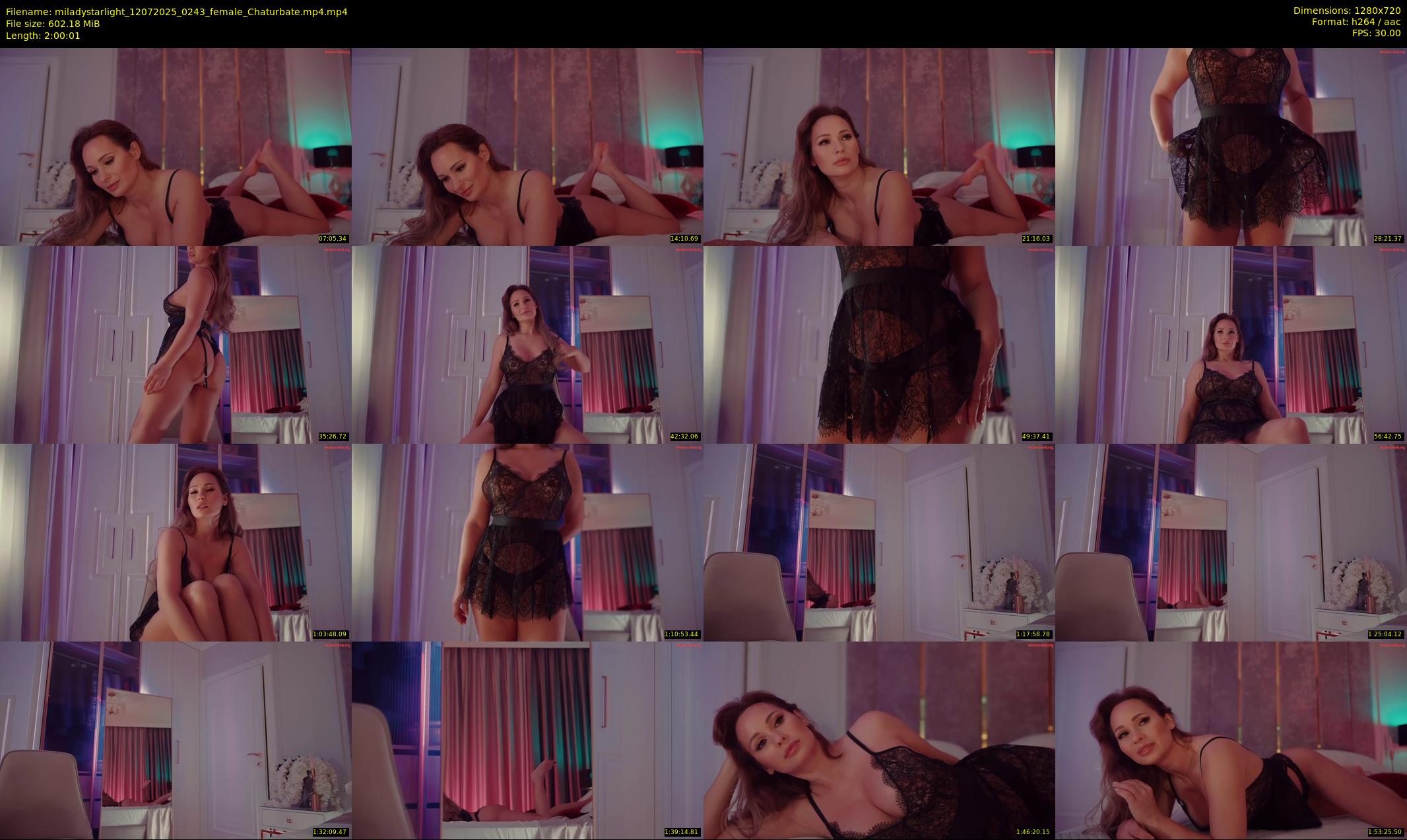 miladystarlight — 121 minute Chaturbate female cam show recording, 720p, Jul 12, 2025