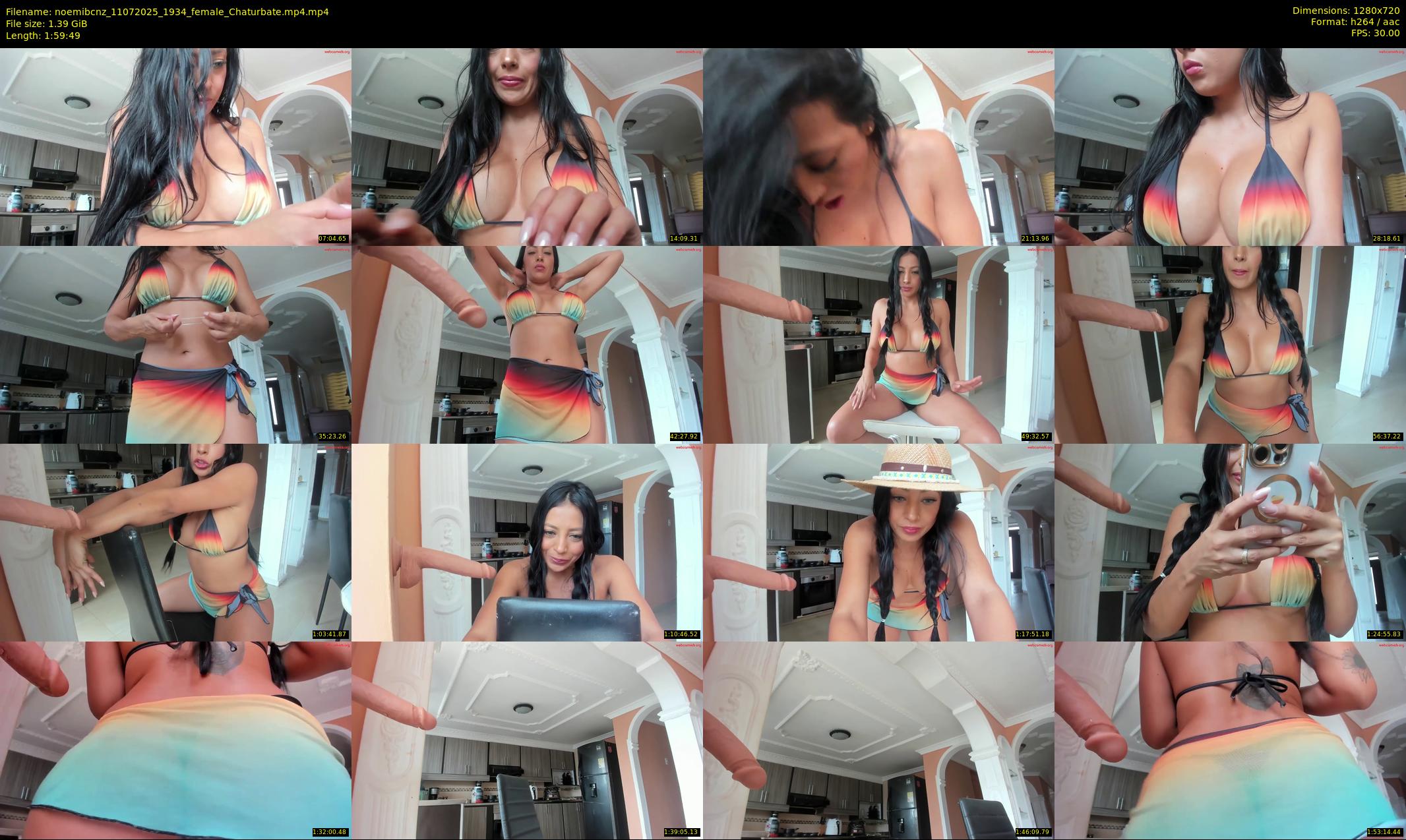 noemibcnz — 120 minute Chaturbate couple cam show recording, 720p, Jul 11, 2025