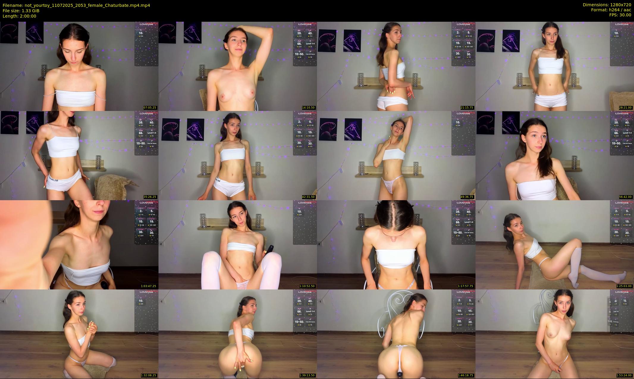 not_yourtoy — 120 minute Chaturbate female cam show recording, 720p, Jul 11, 2025