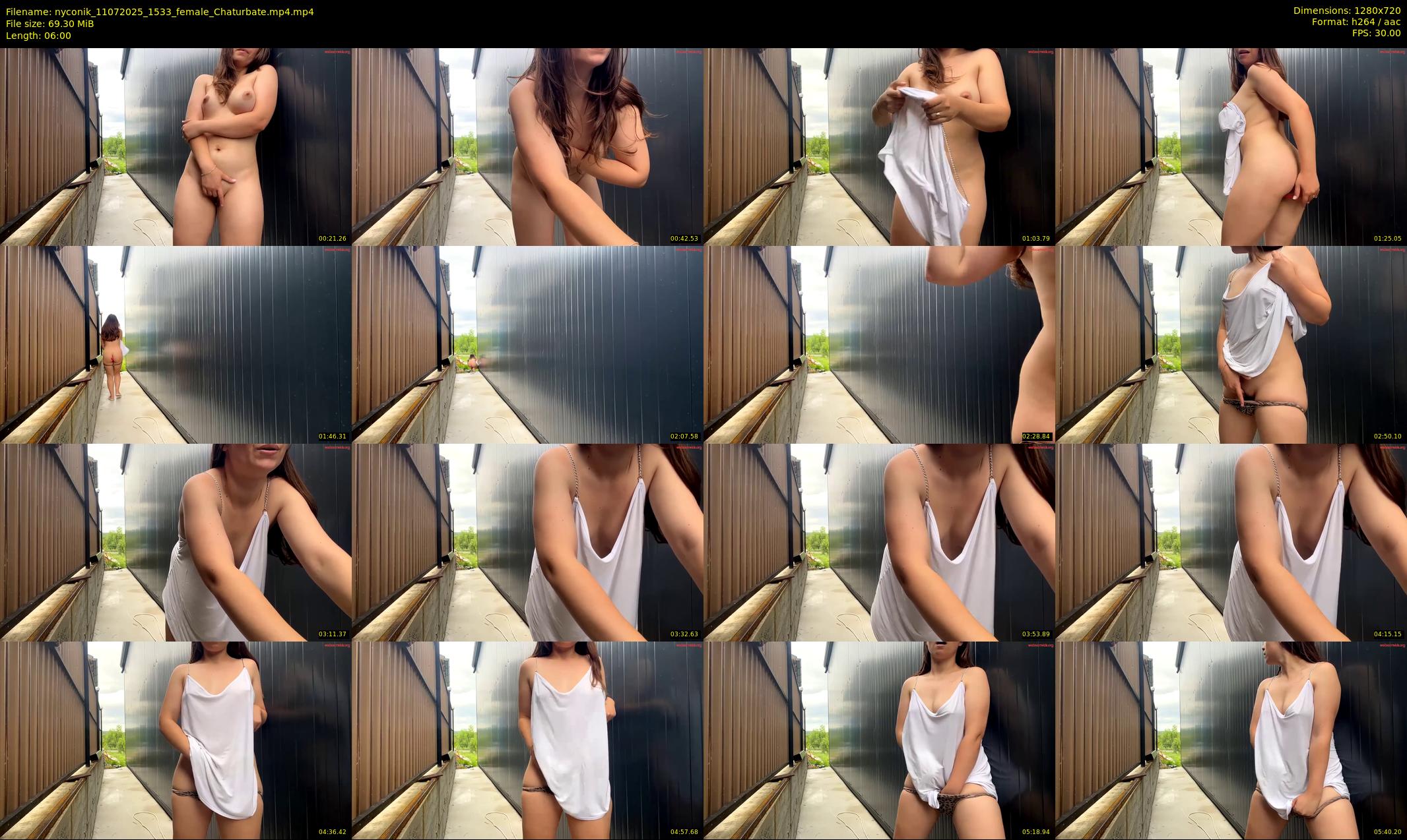 nyconik — 6 minute Chaturbate female cam show recording, 720p, Jul 11, 2025