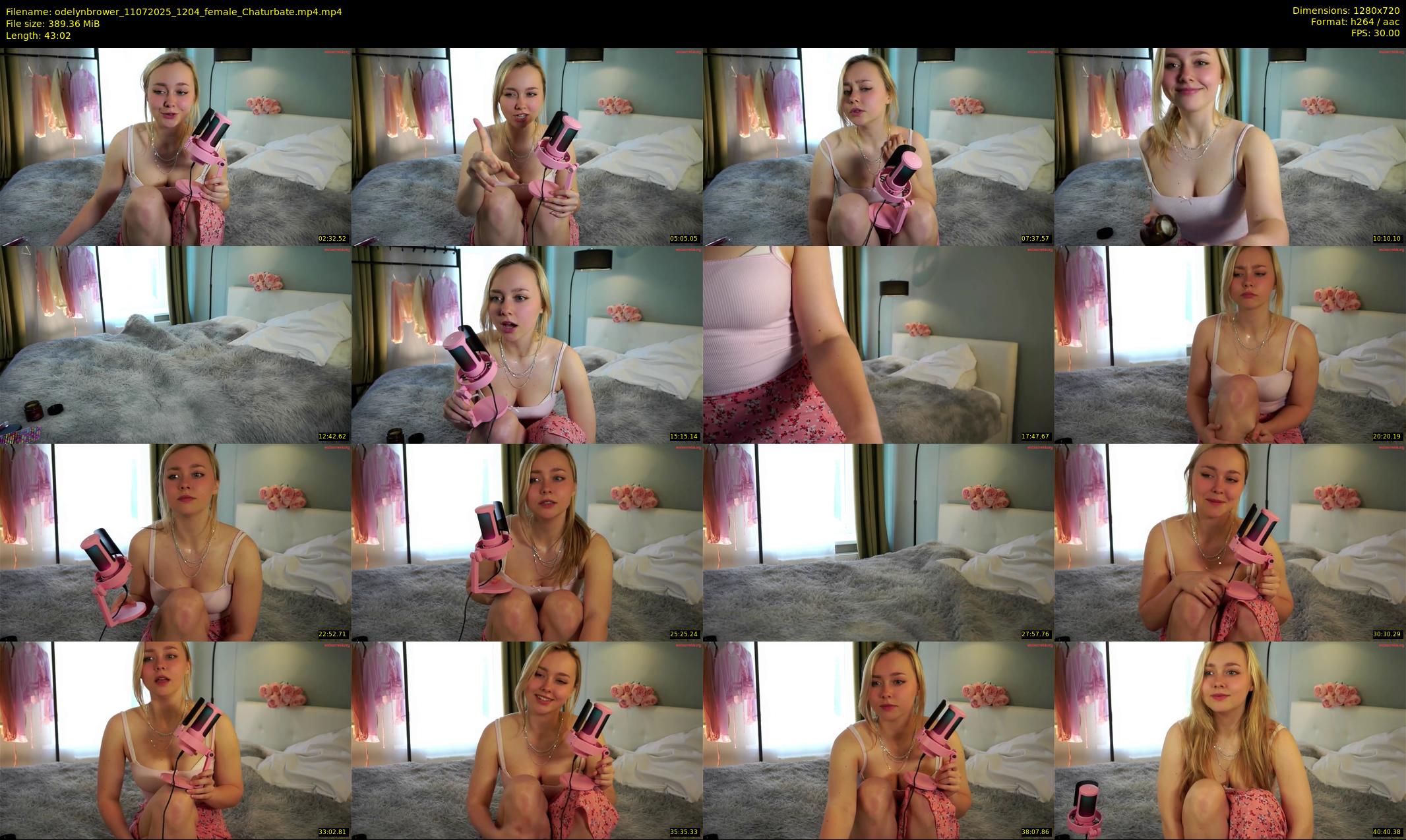 odelynbrower — 44 minute Chaturbate female cam show recording, 720p, Jul 11, 2025