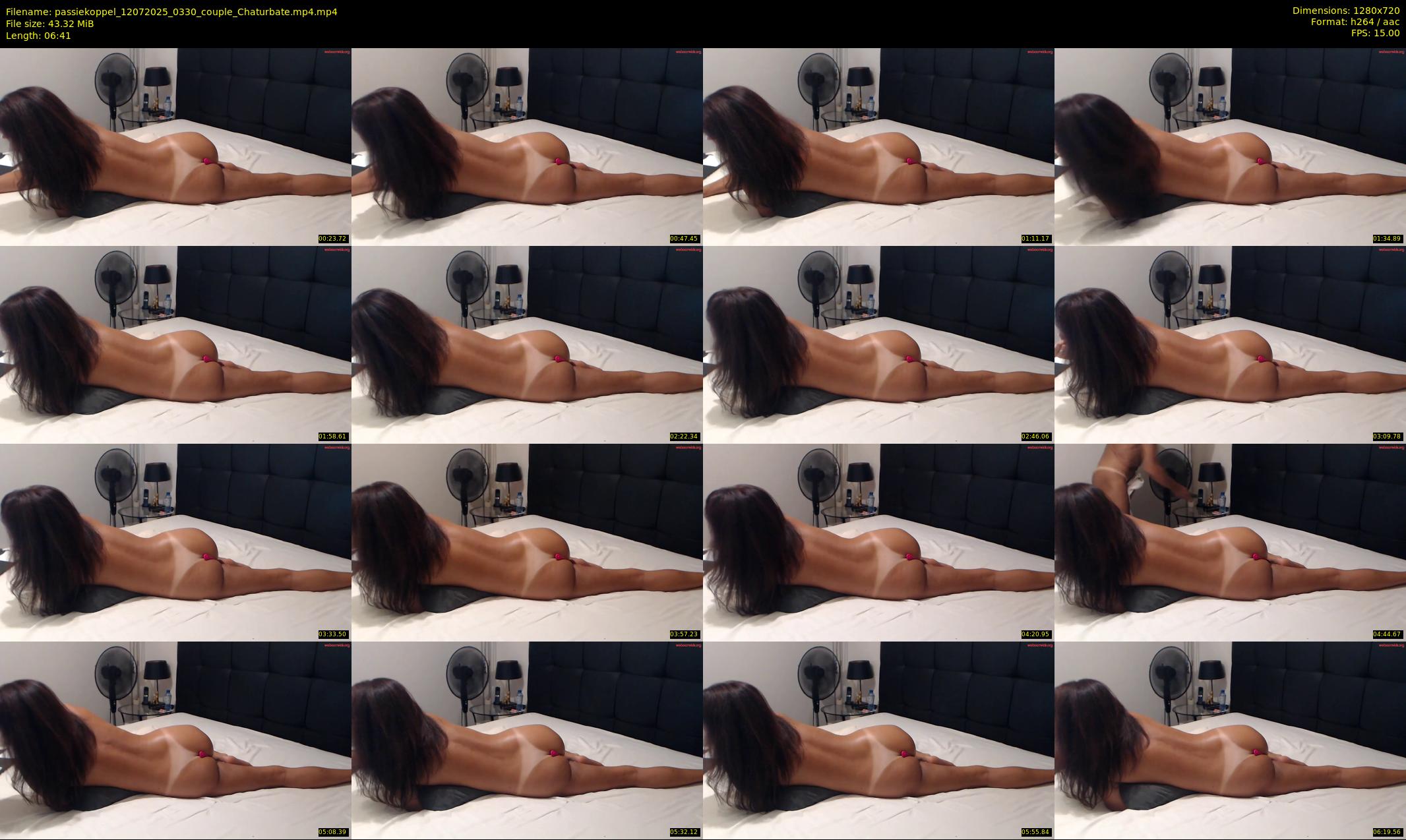 passiekoppel — 7 minute Chaturbate couple cam show recording, 720p, Jul 12, 2025