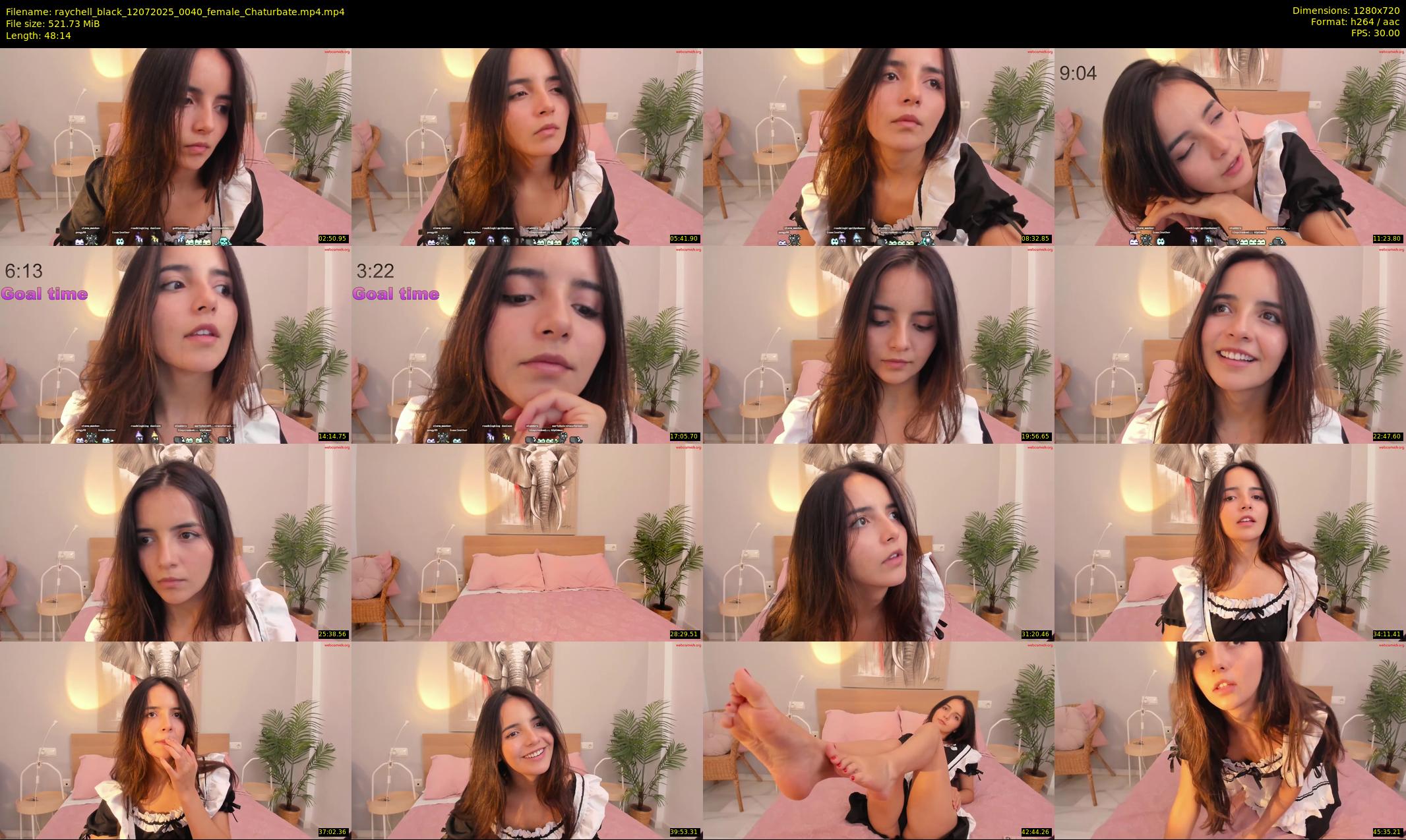 raychell_black — 49 minute Chaturbate female cam show recording, 720p, Jul 12, 2025