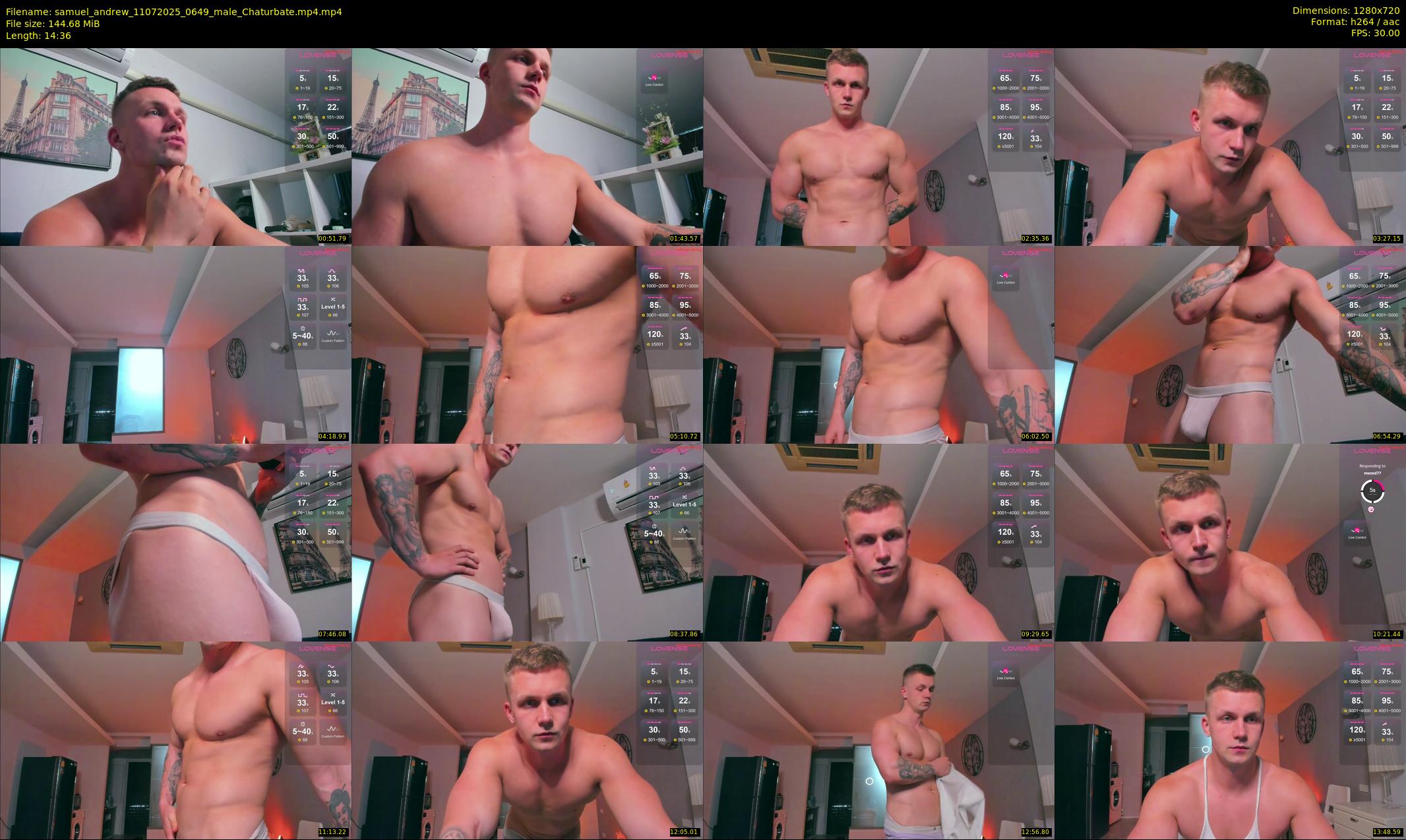 samuel_andrew — 15 minute Chaturbate male cam show recording, 720p, Jul 11, 2025