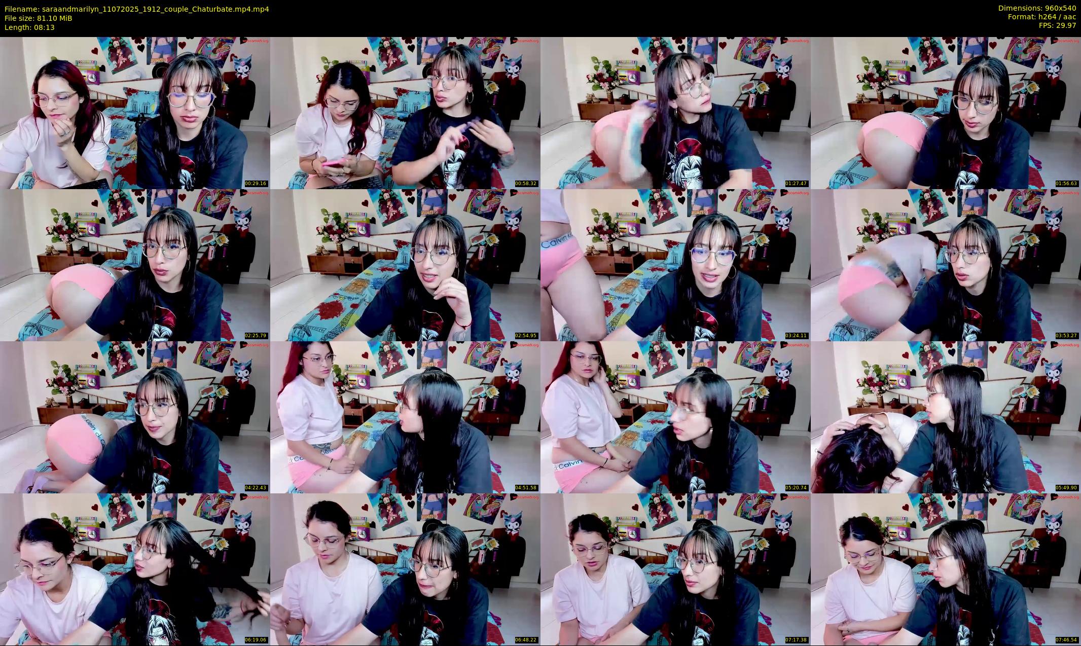 saraandmarilyn — 9 minute Chaturbate couple cam show recording, 480p, Jul 11, 2025