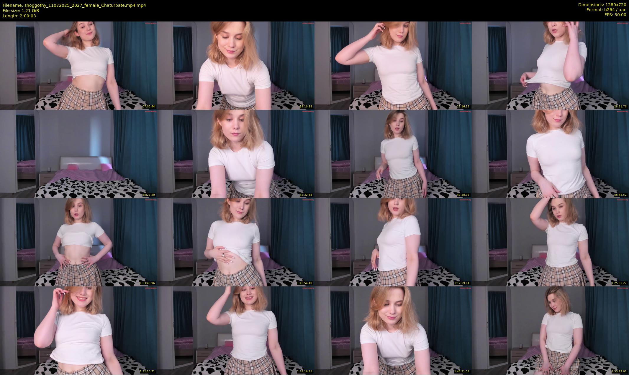 shoggothy — 121 minute Chaturbate female cam show recording, 720p, Jul 11, 2025