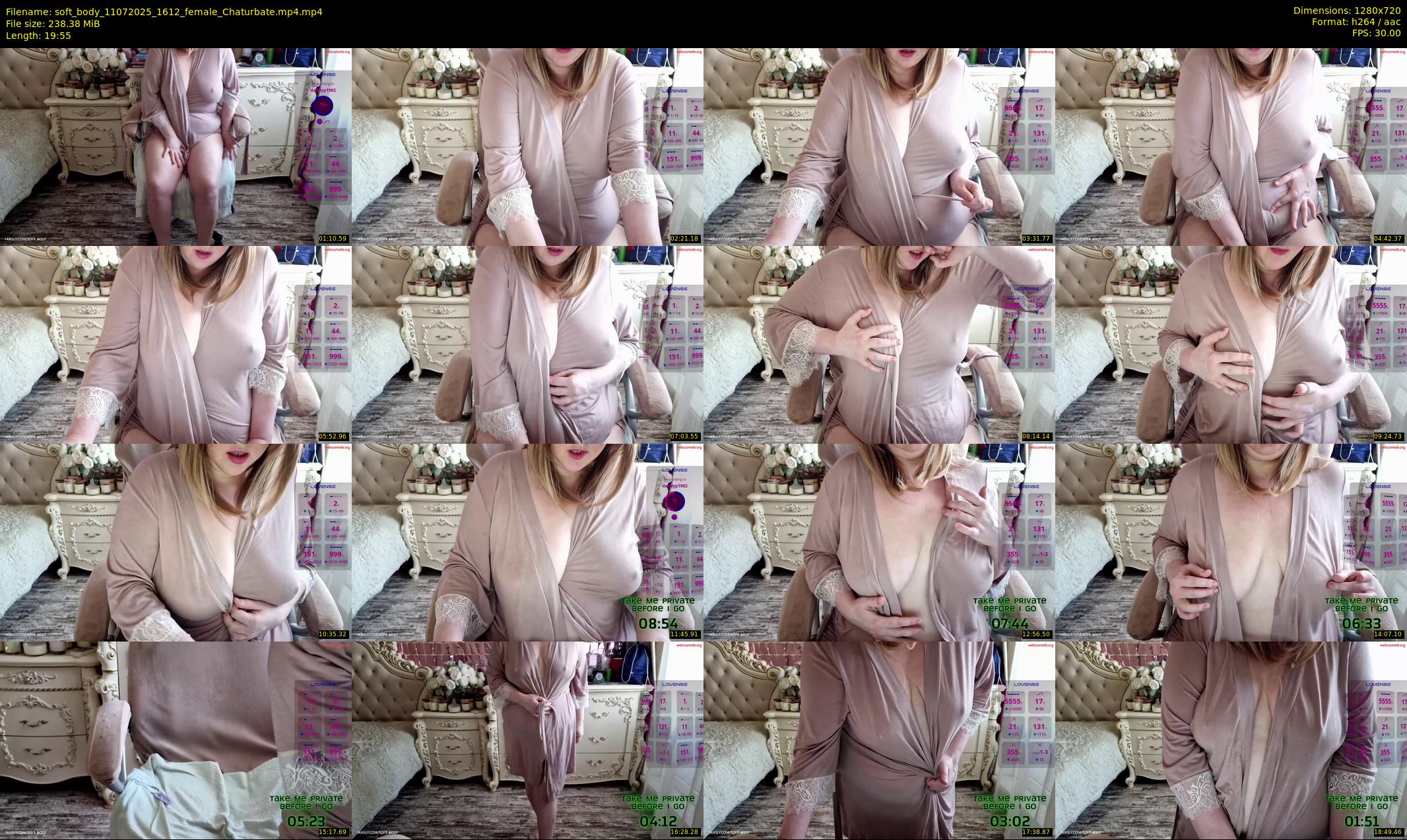 soft_body — 20 minute Chaturbate female cam show recording, 720p, Jul 11, 2025